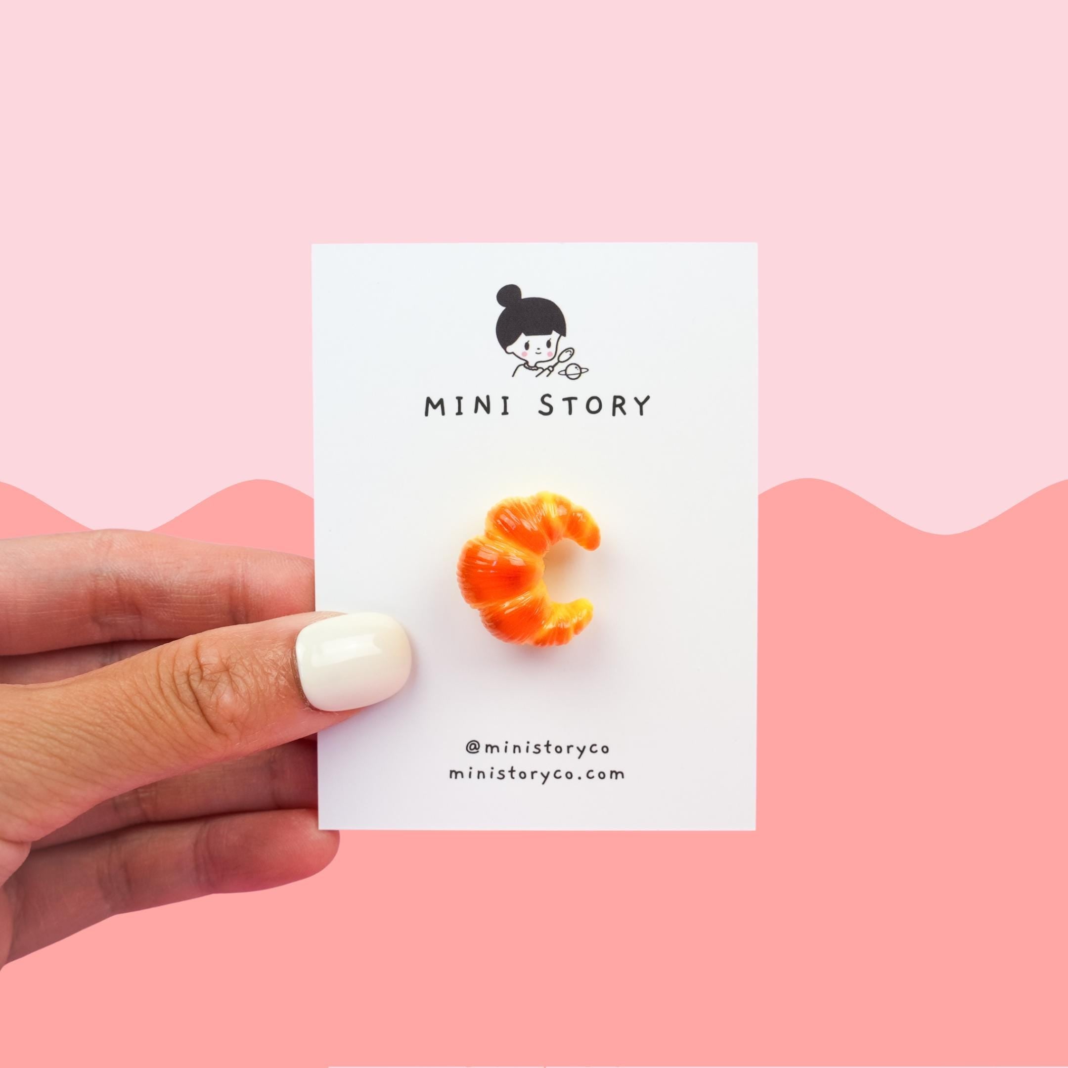 Bread Bakery Brooch | Baguette, Croissant, Pretzel Pins - Mini Story Co