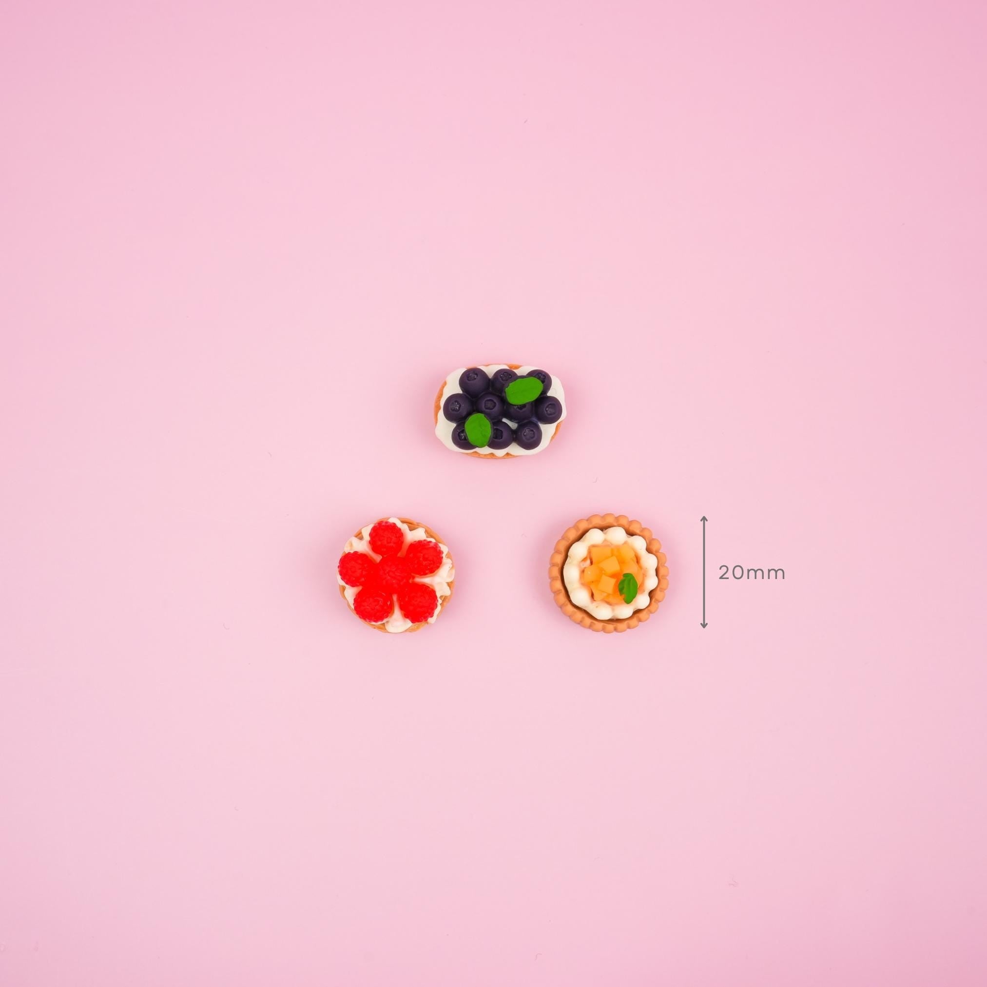 Fruit Tart Fridge Magnet Set - Mini Story Co
