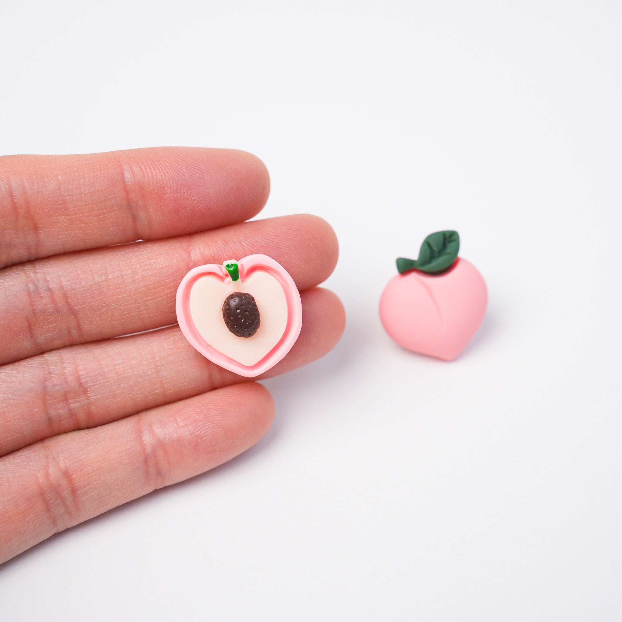 Pink Peach Pin Set