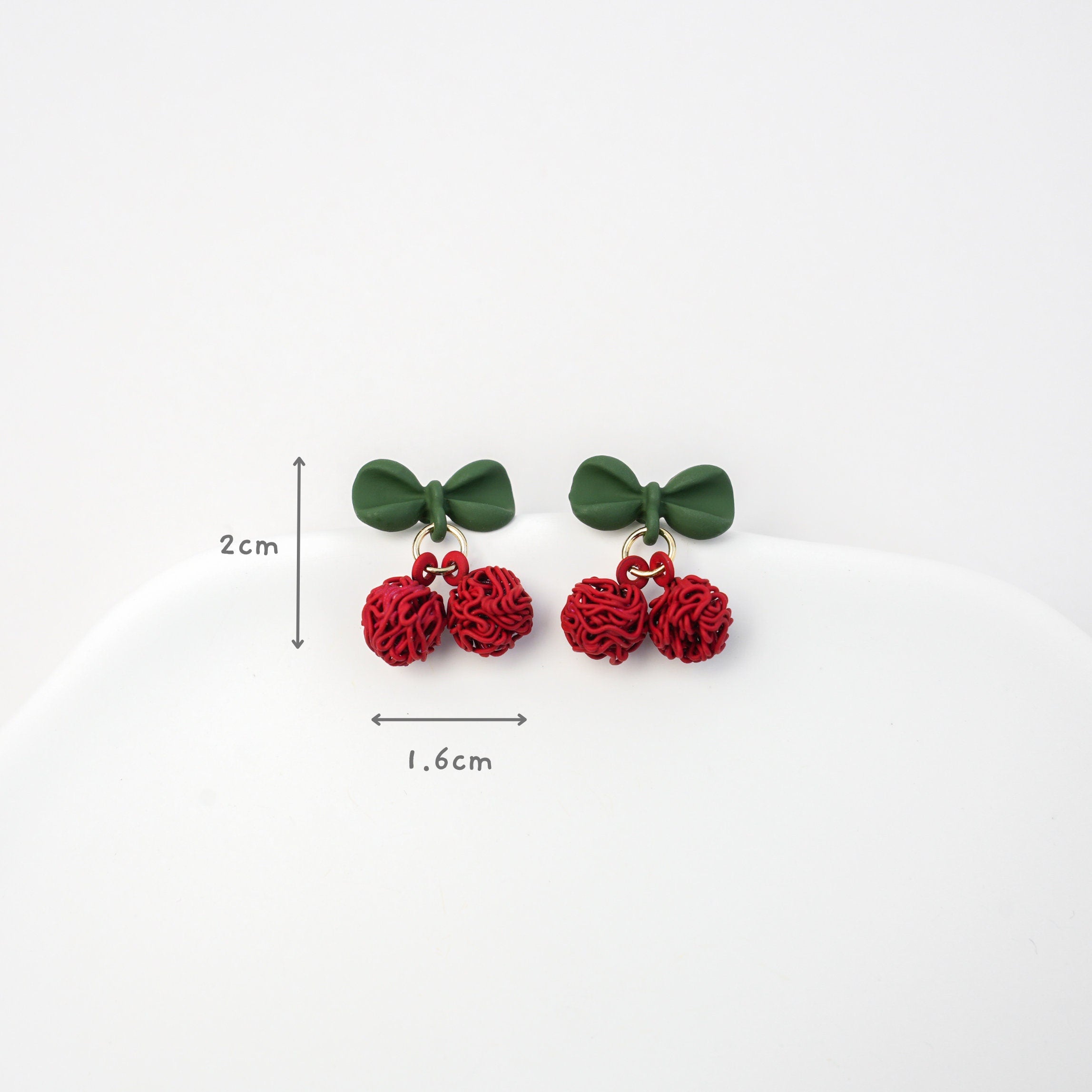Cherry Drop Earrings
