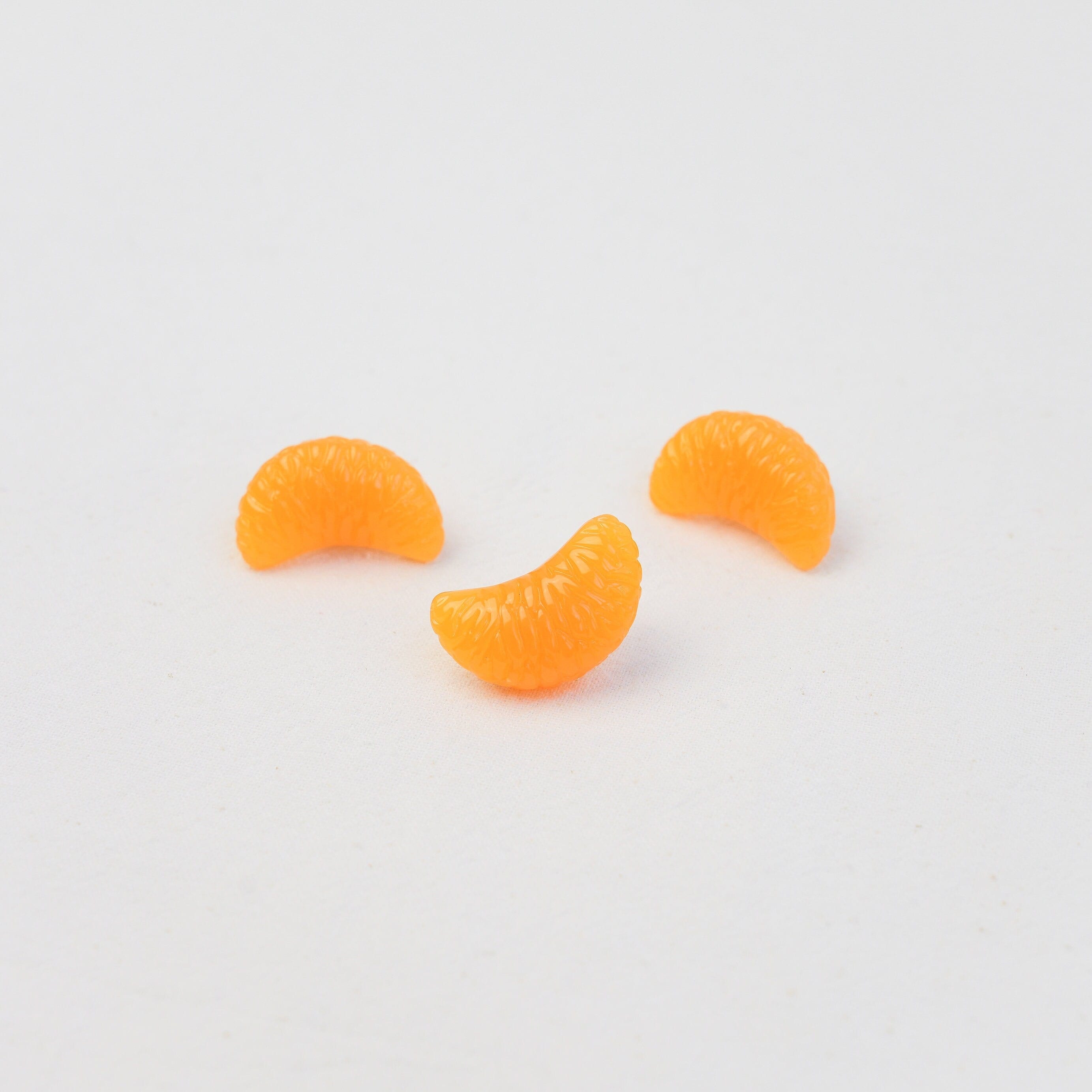 Juicy Mandarin Slice Brooch | Tangerine Pin