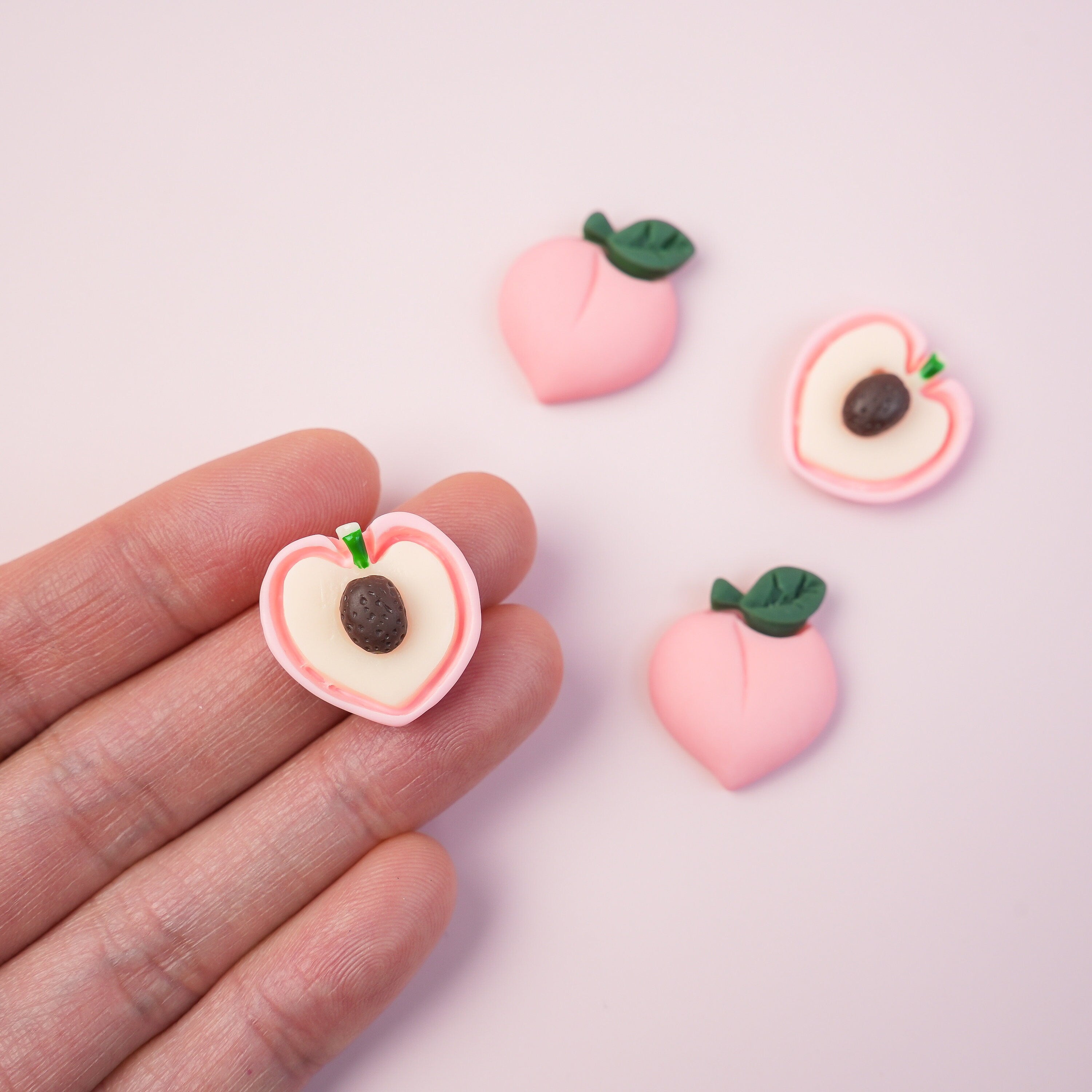 Pink Peach Pin Set