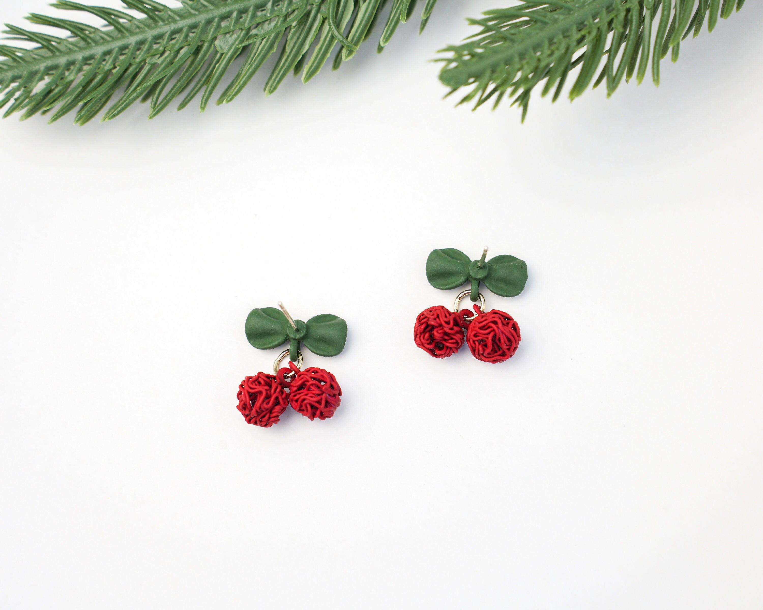 Cherry Drop Earrings