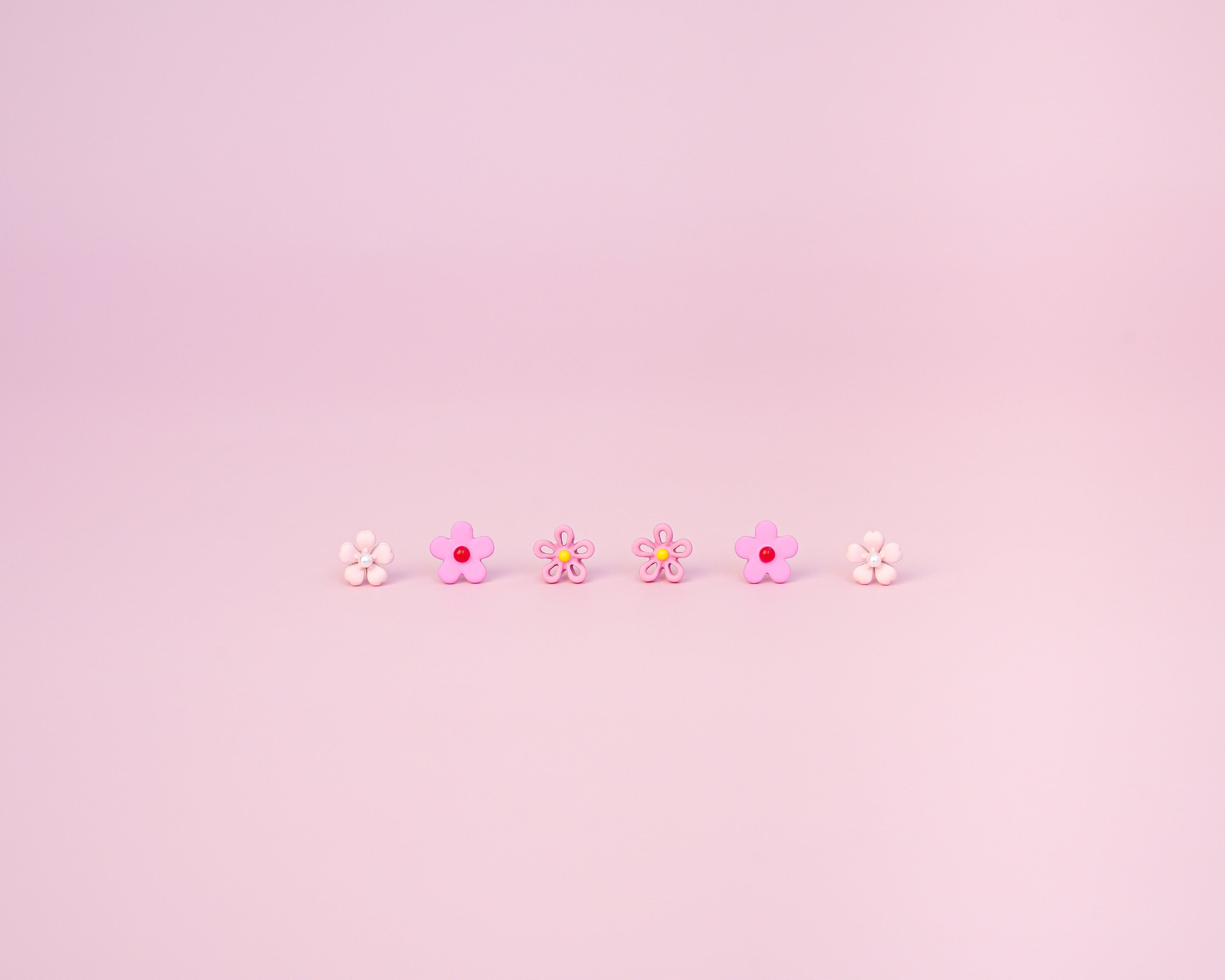 Tiny Flower Stud Earrings