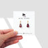 Pomegranate Seed Dangle Earrings