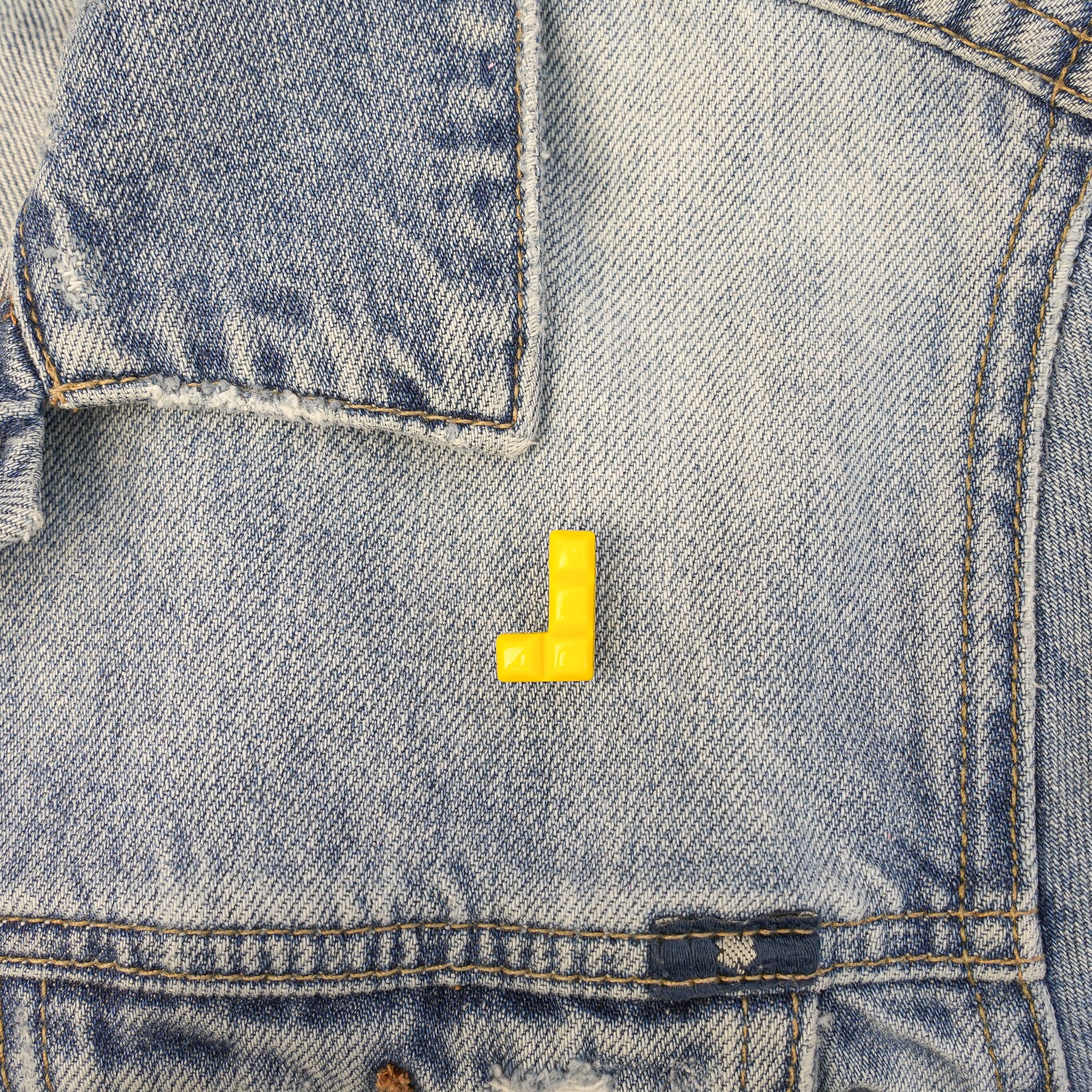 Retro Gaming Tetris Pin