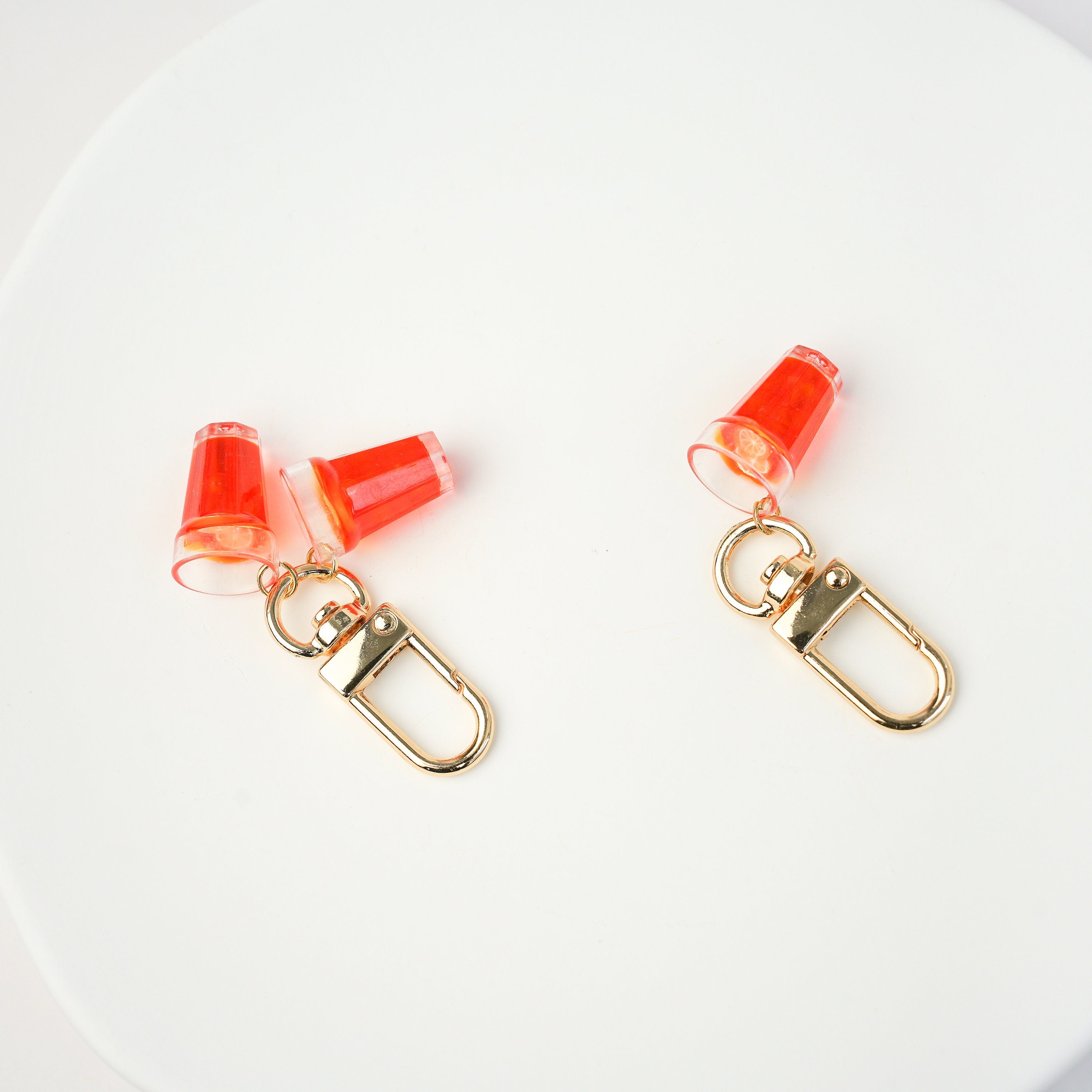 Lemon Iced Tea Keychain