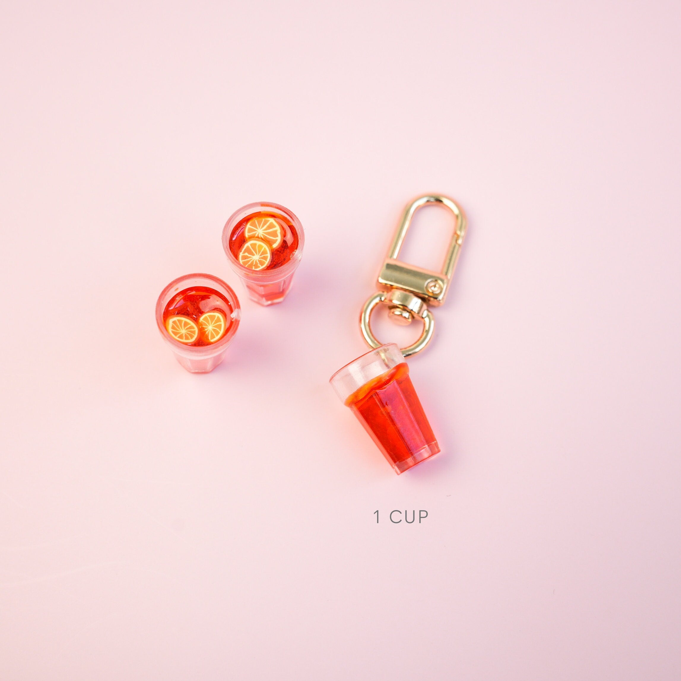 Lemon Iced Tea Keychain