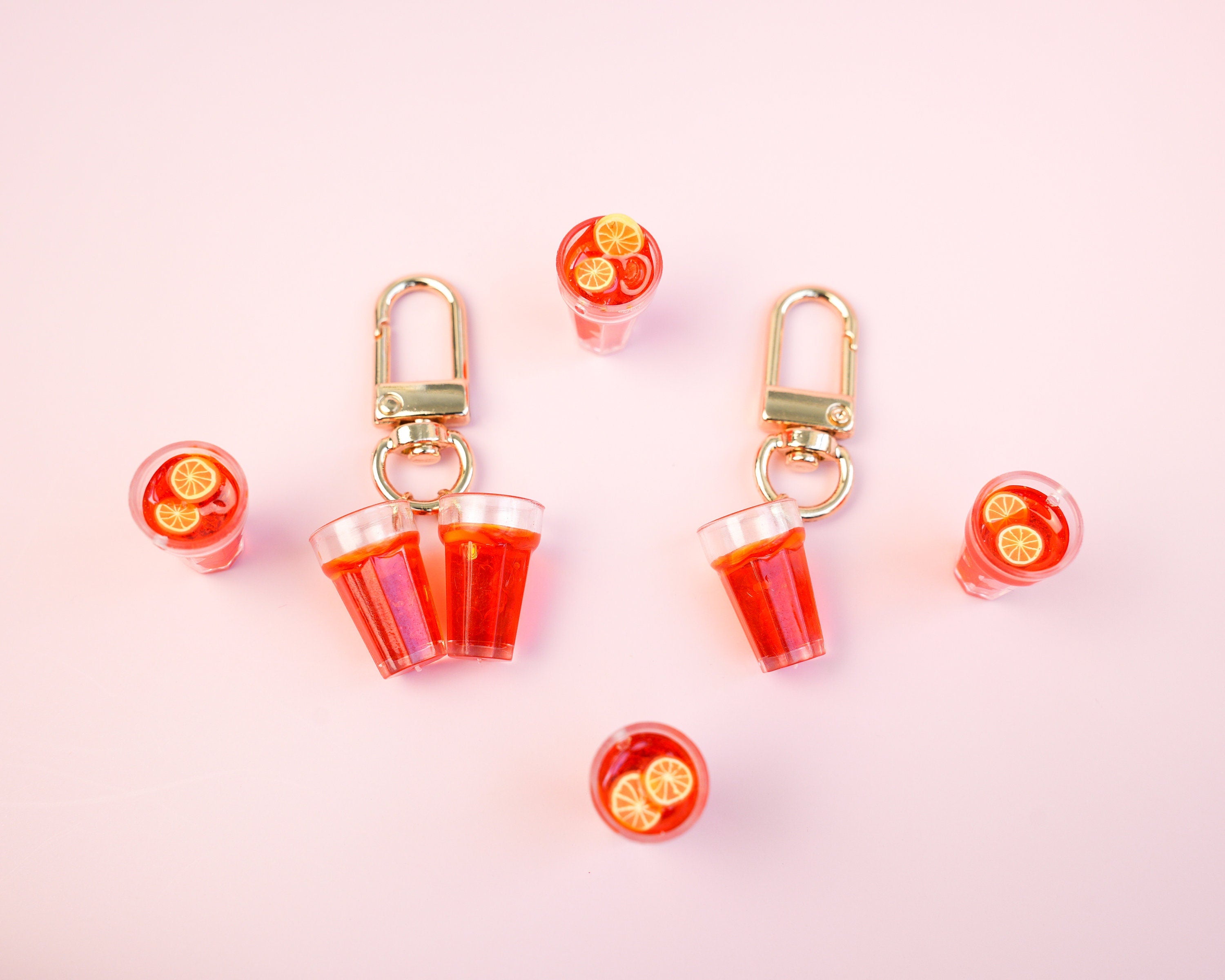 Lemon Iced Tea Keychain