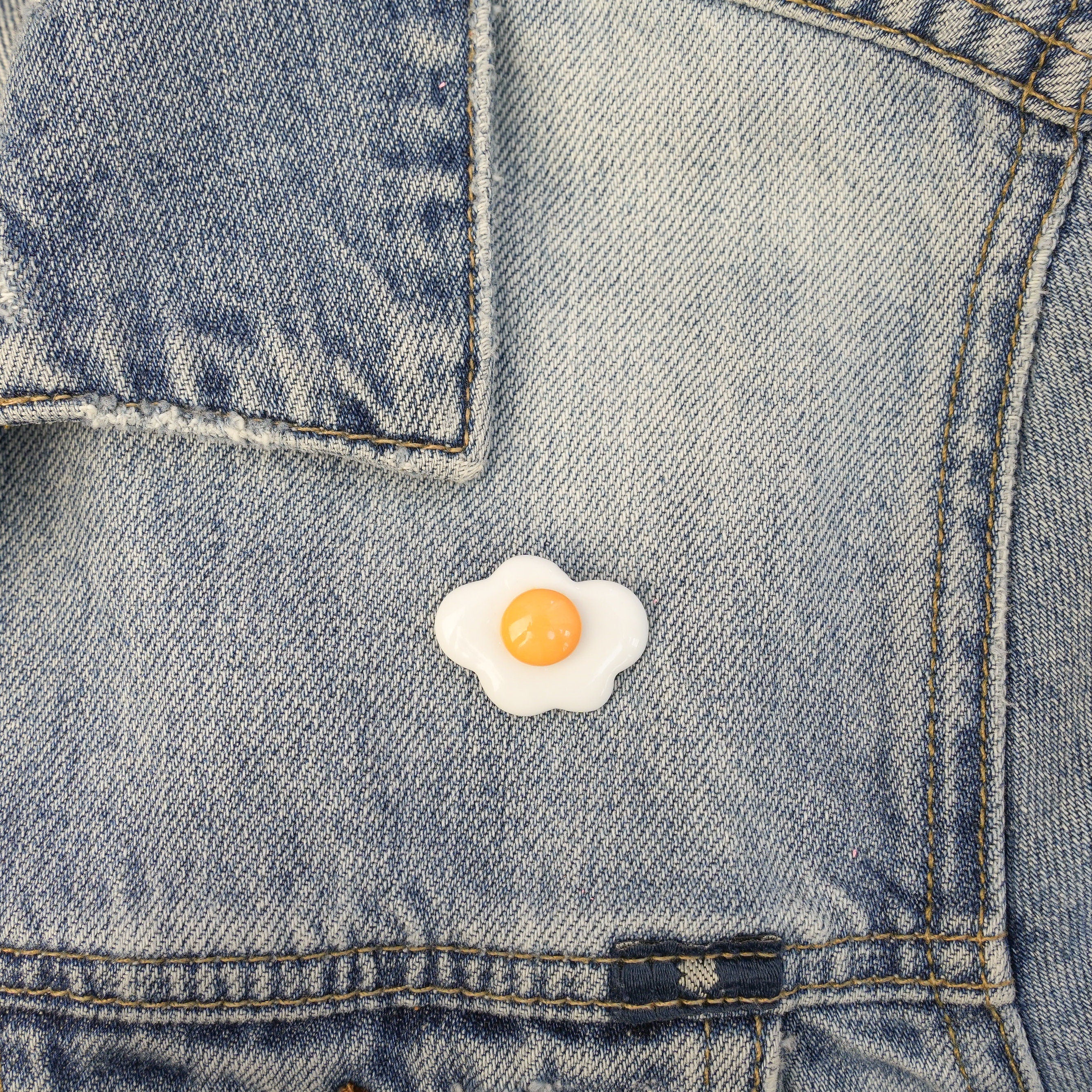 Sunny Side up Egg Brooch