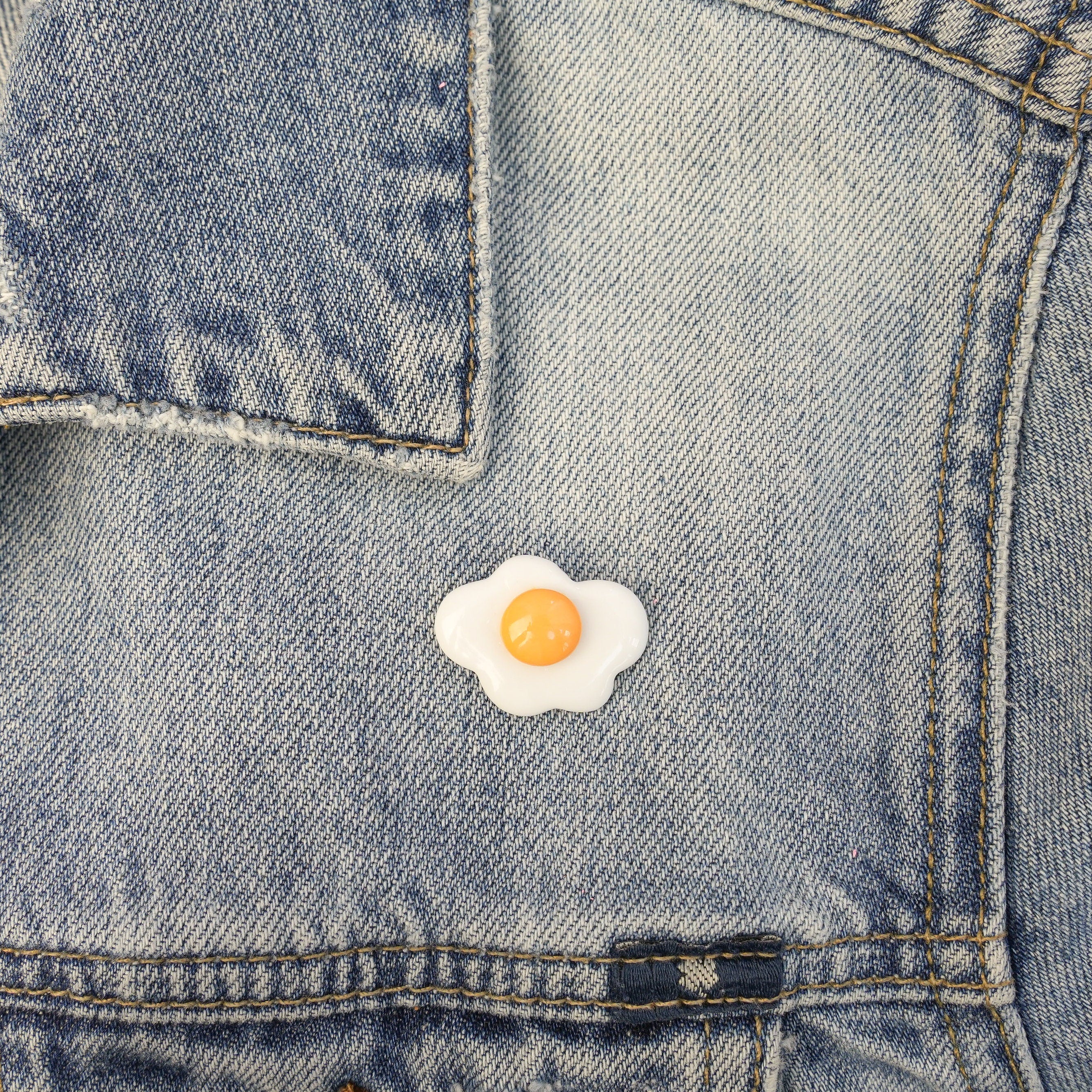 Sunny Side up Egg Brooch