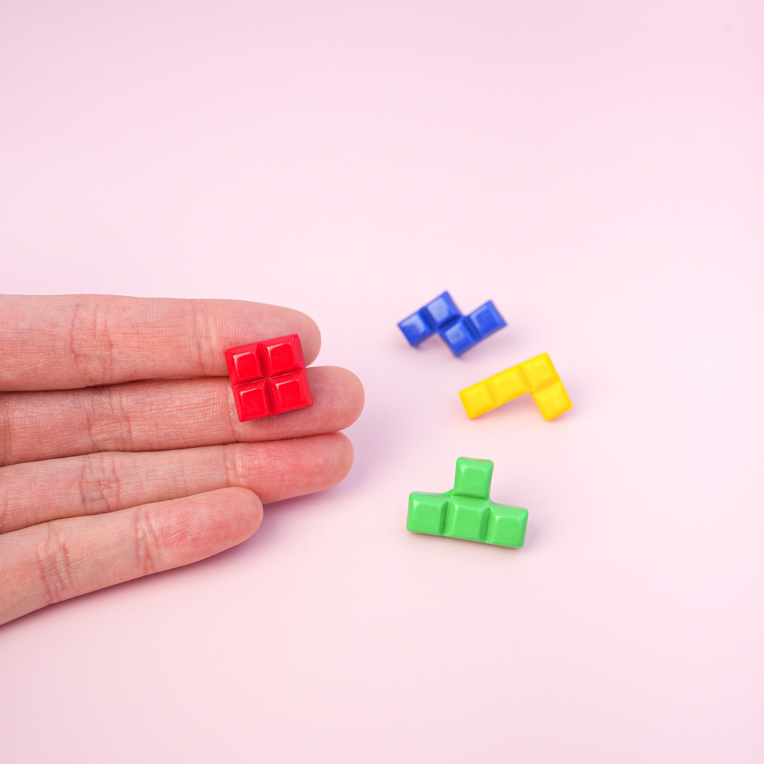 Retro Gaming Tetris Pin
