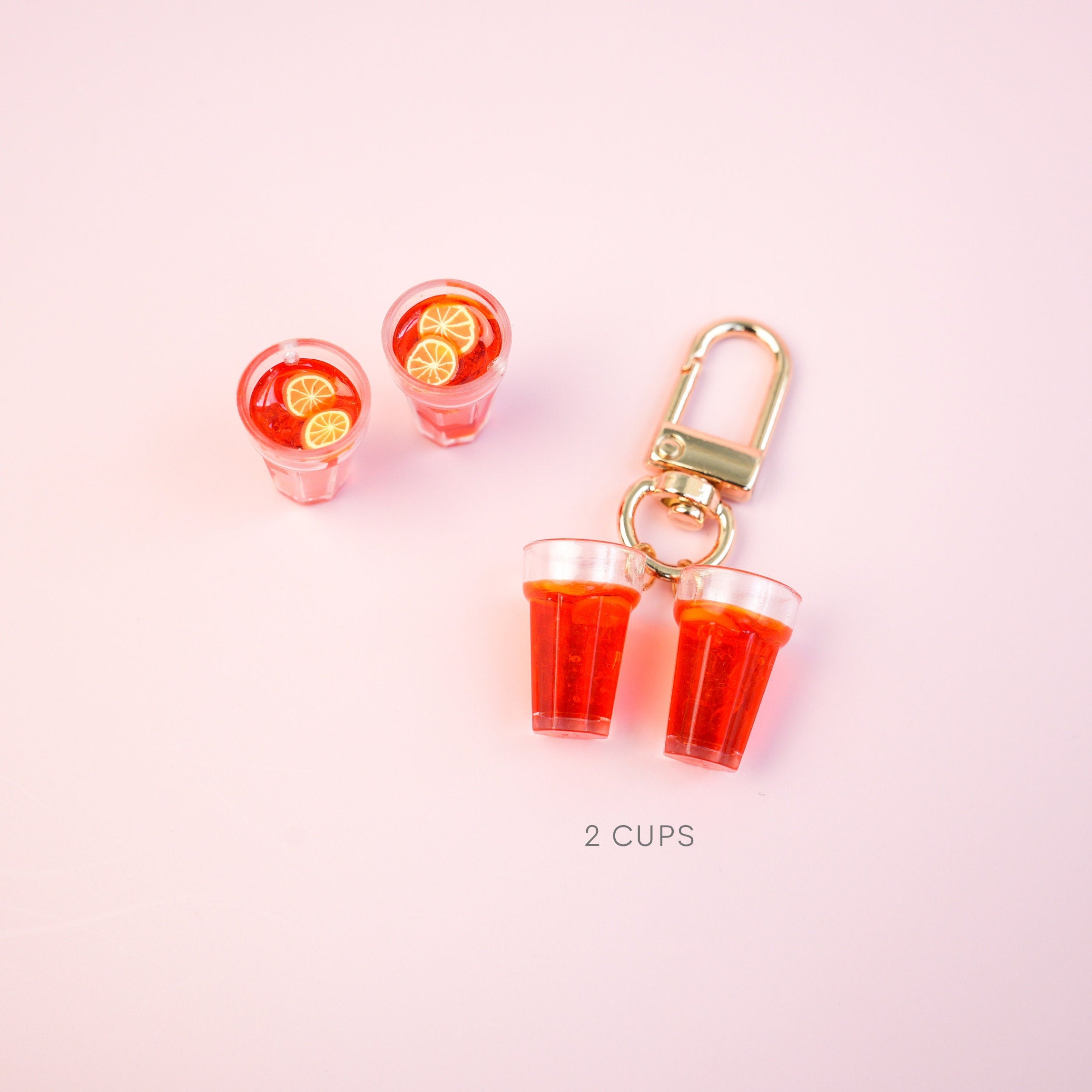 Lemon Iced Tea Keychain