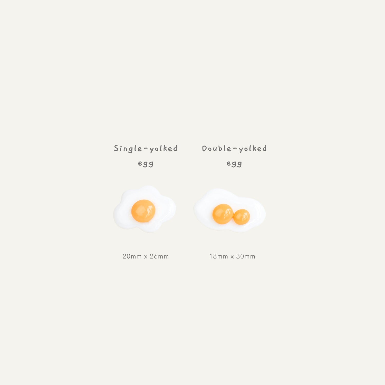 Sunny Side up Egg Brooch