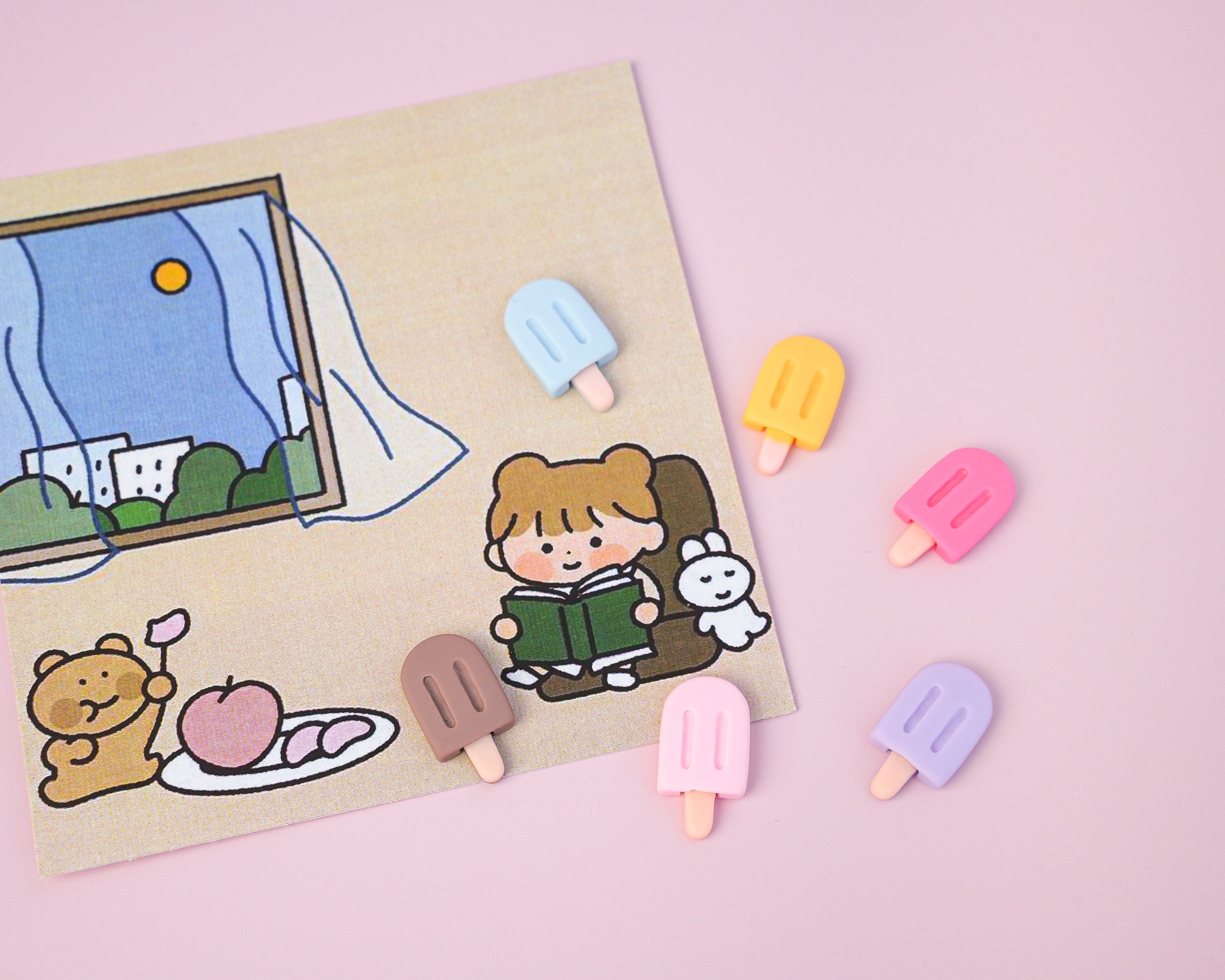 Popsicle Bars Magnet Set