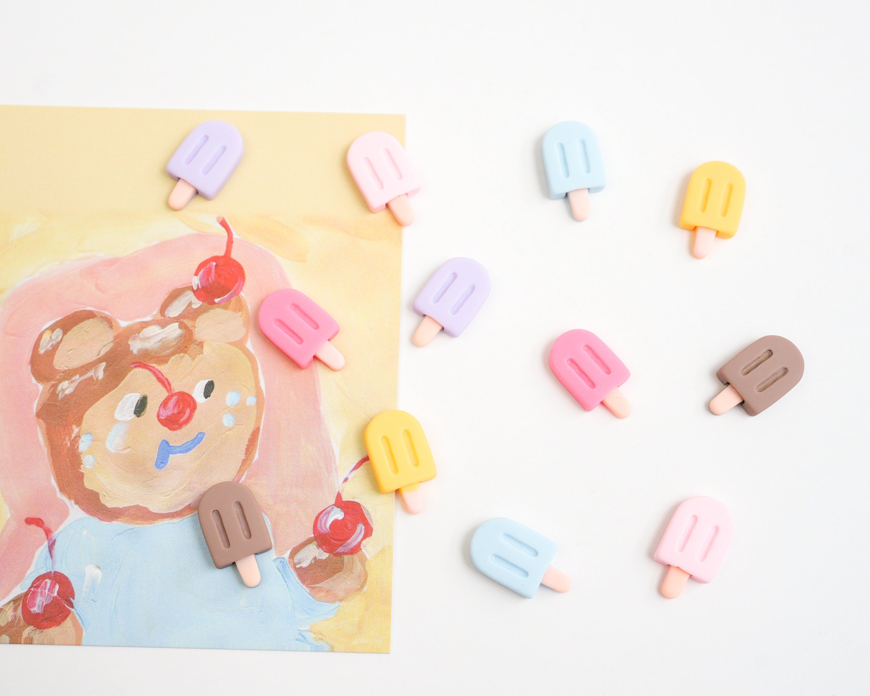 Popsicle Bars Magnet Set