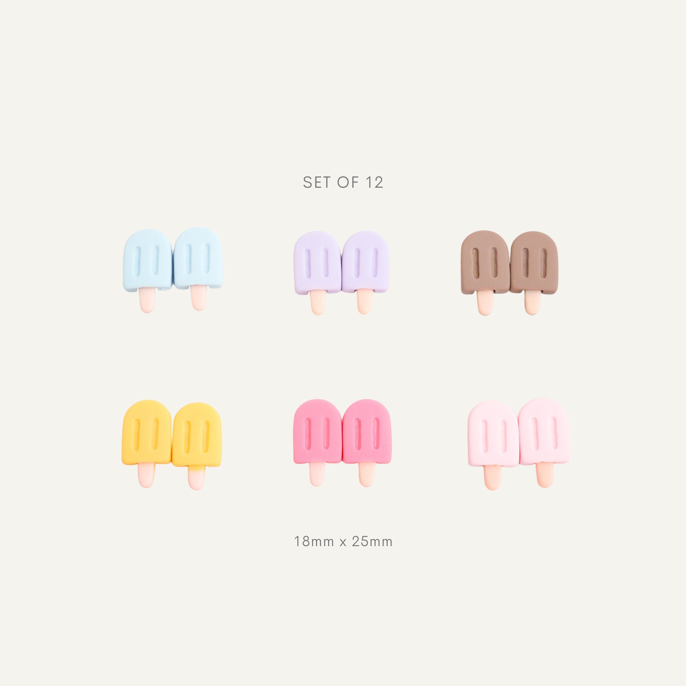 Popsicle Bars Magnet Set