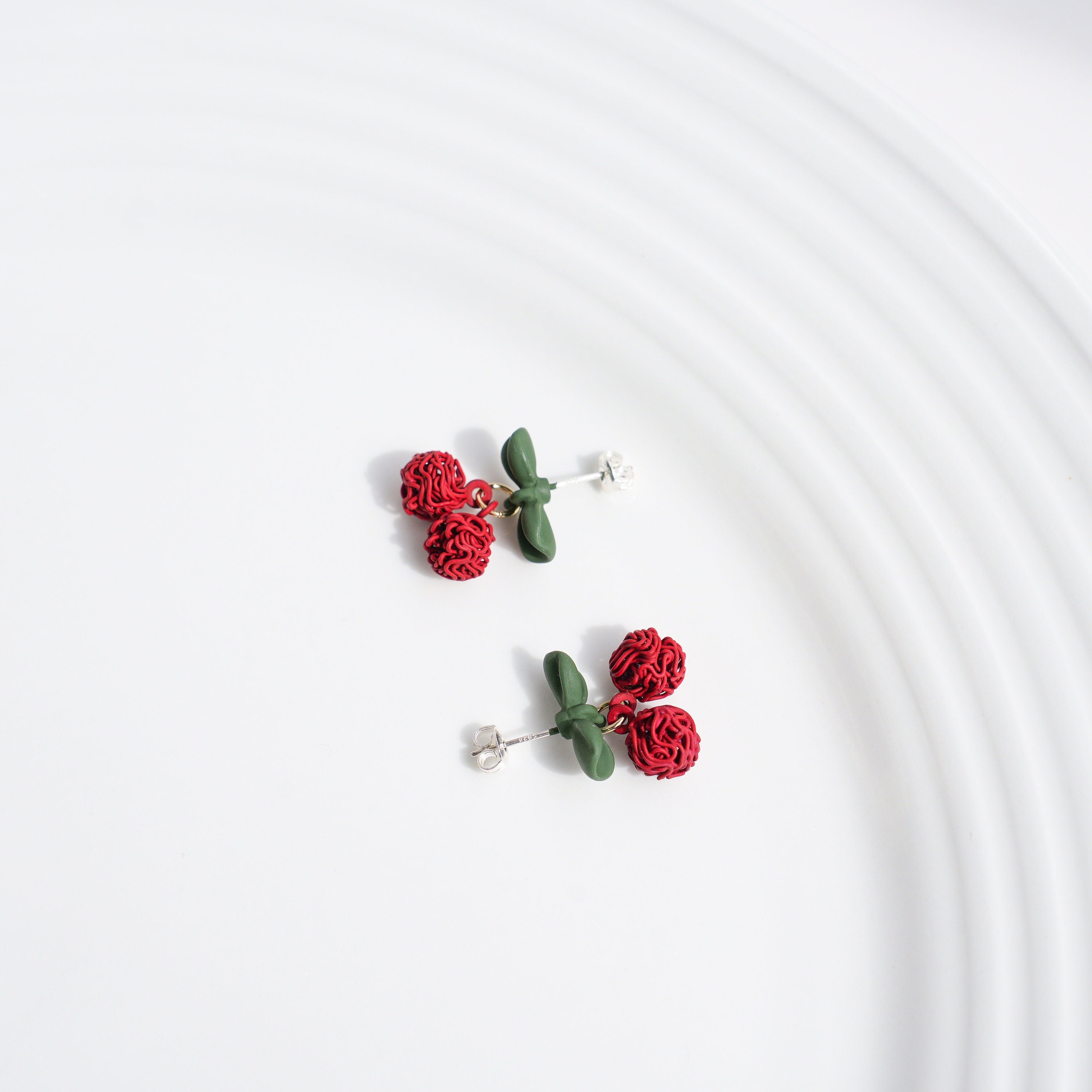 Cherry Drop Earrings