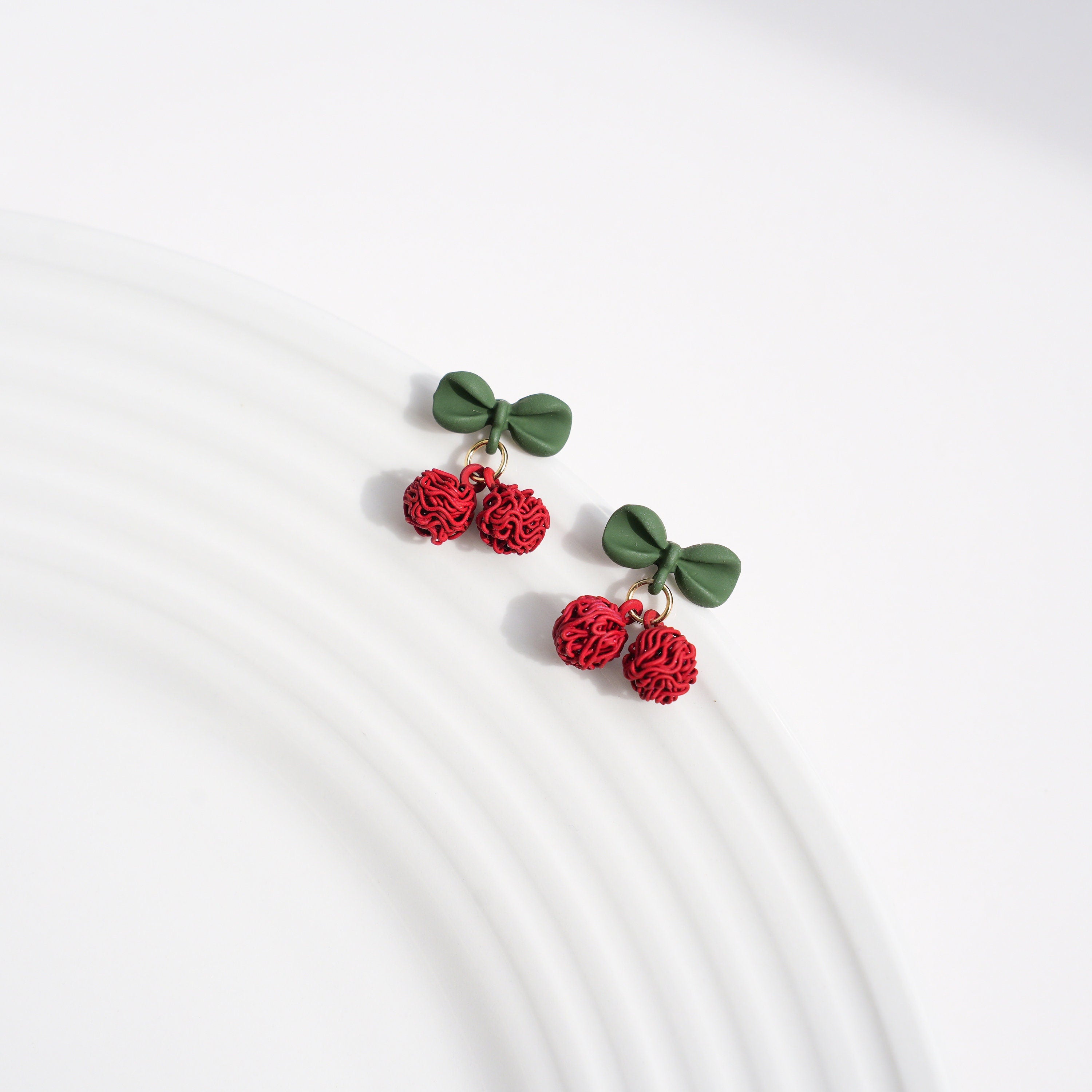 Cherry Drop Earrings