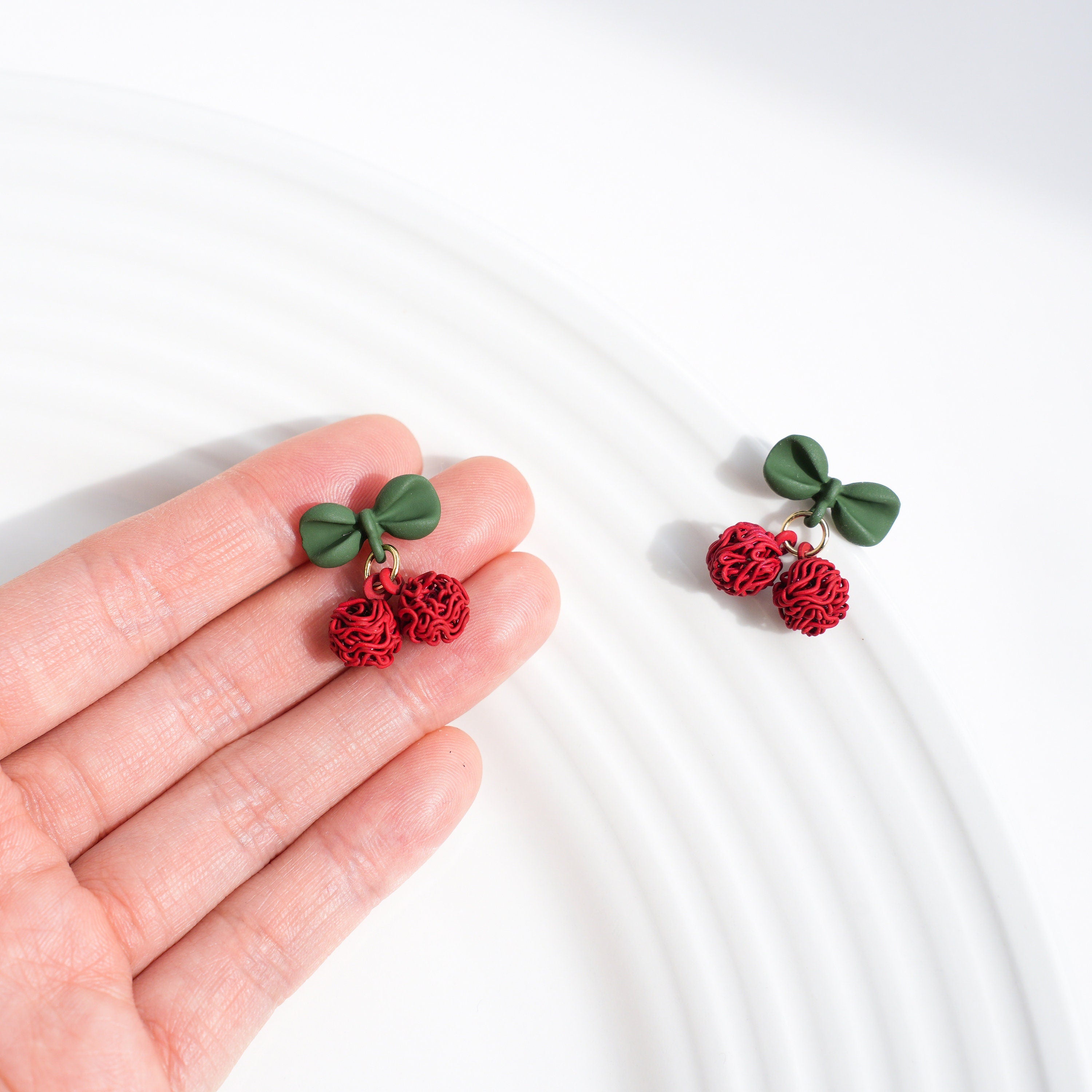 Cherry Drop Earrings