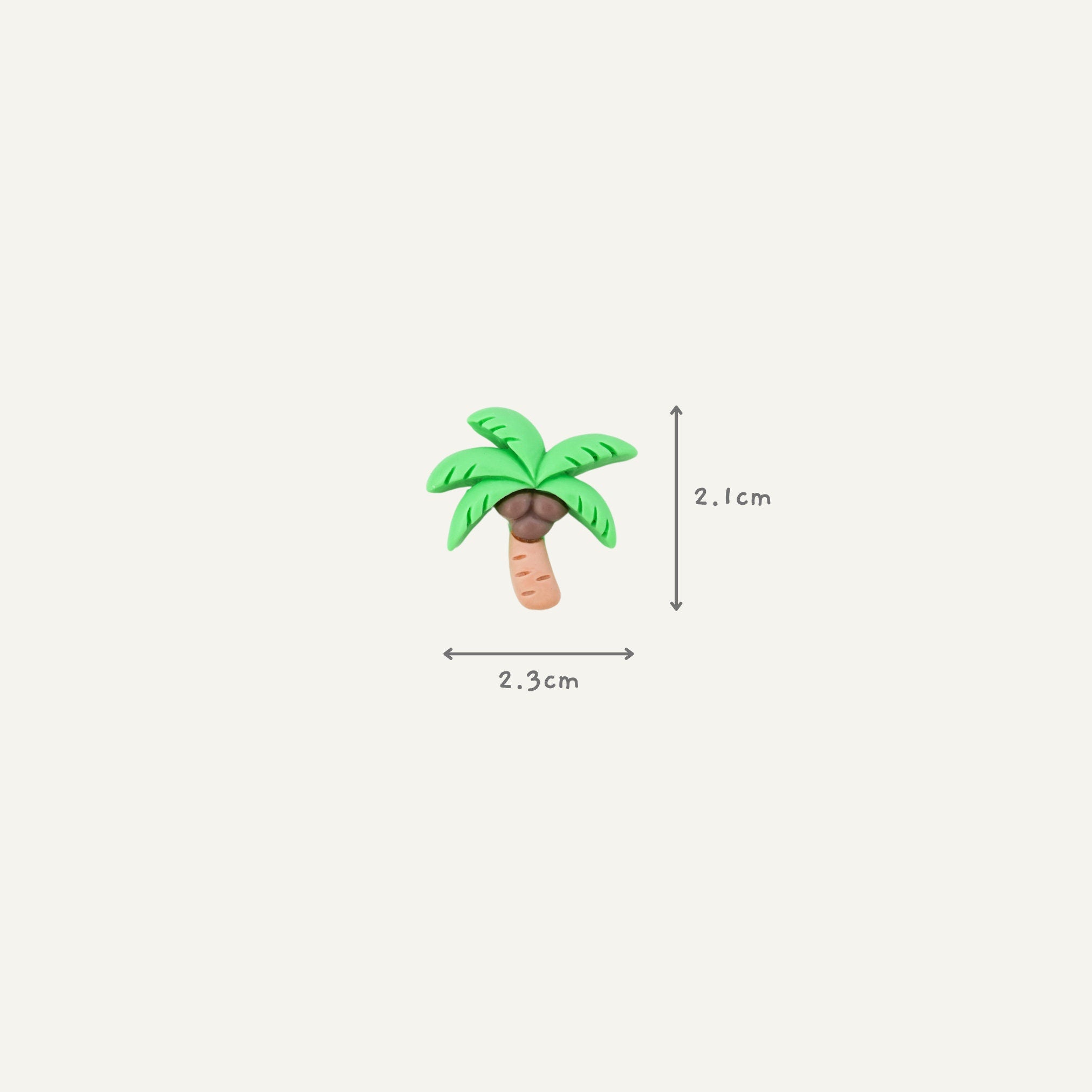 Tropical Palm Tree Pin