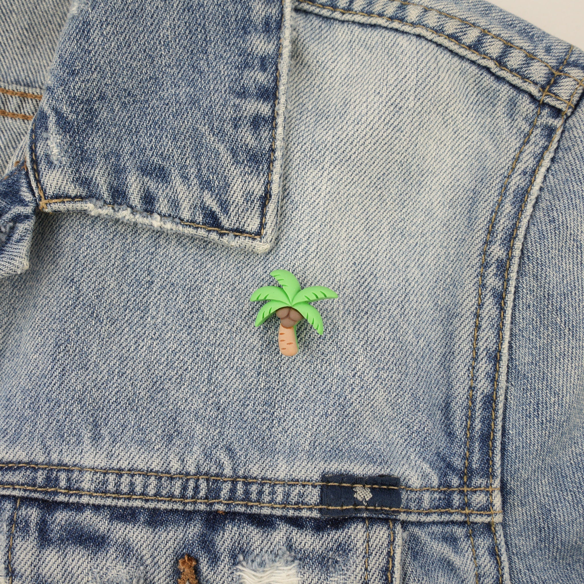 Tropical Palm Tree Pin