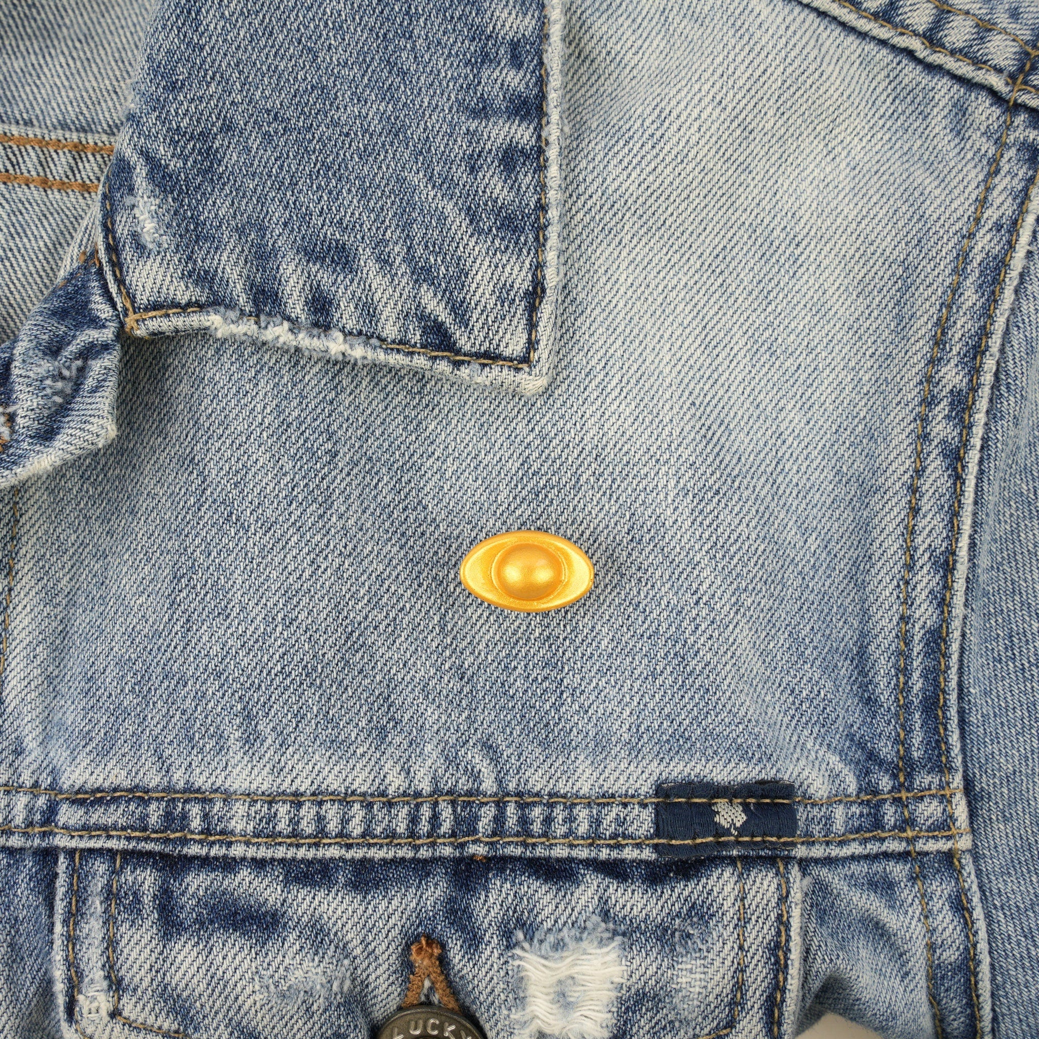 Chinese Yuanbao Brooch