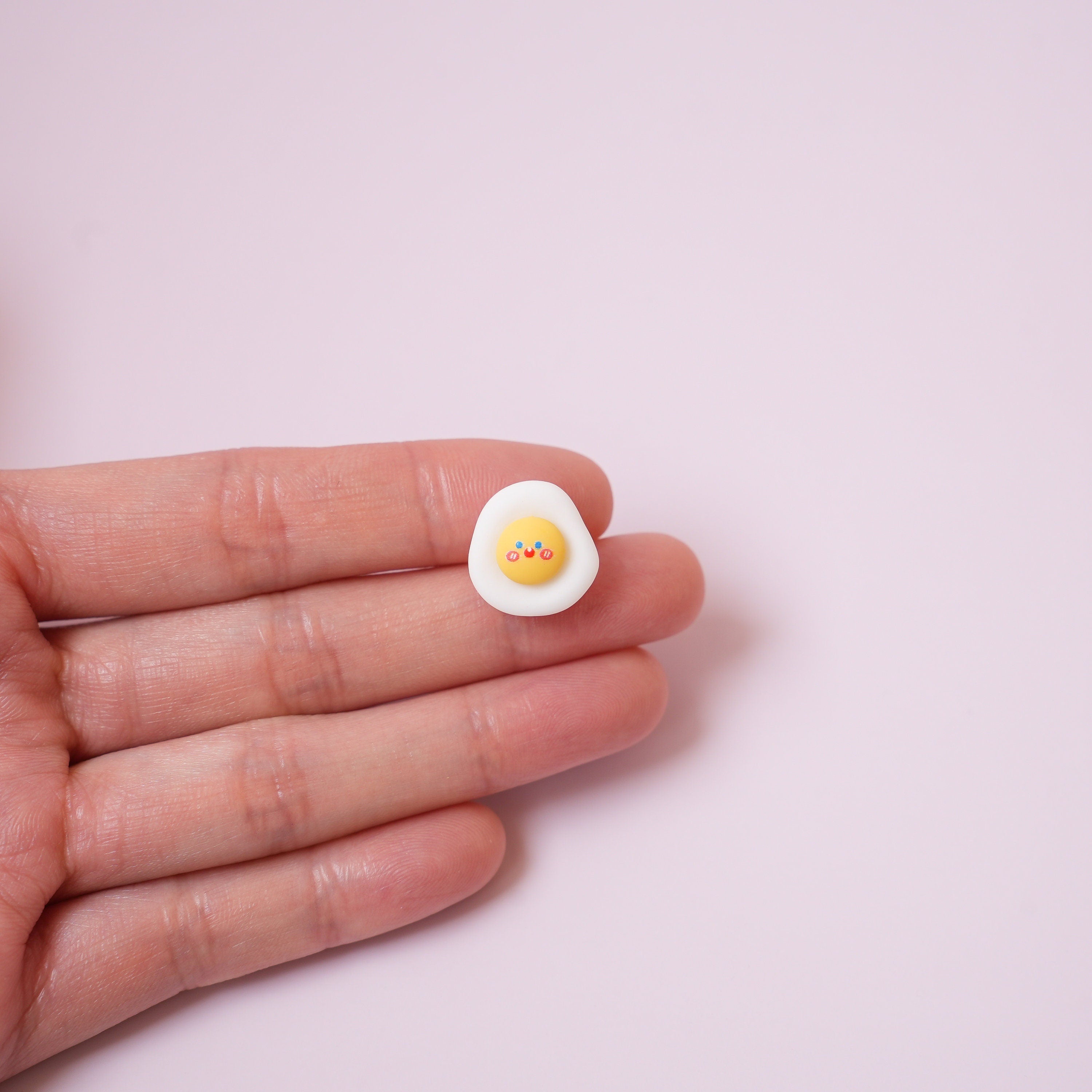 Tiny Fried Egg Pin