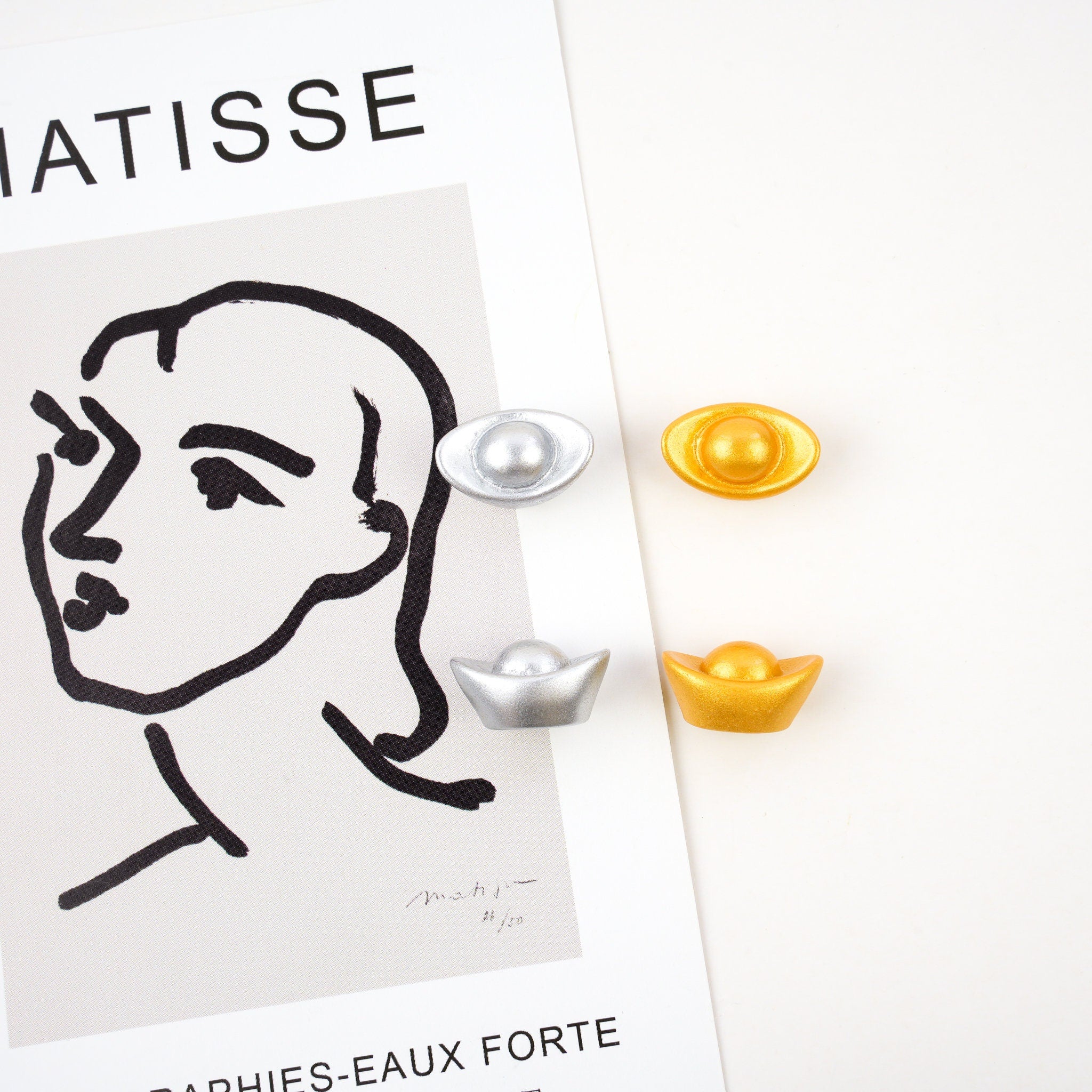 Chinese Yuanbao Brooch