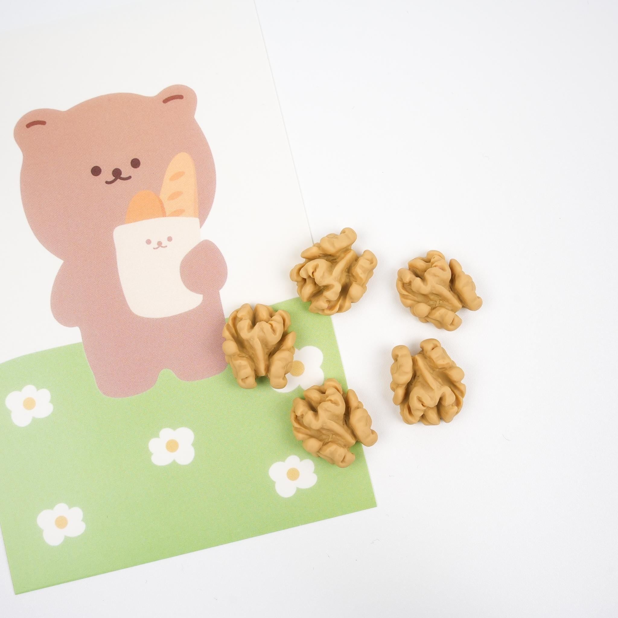 Pistachio and Walnut Magnet Set