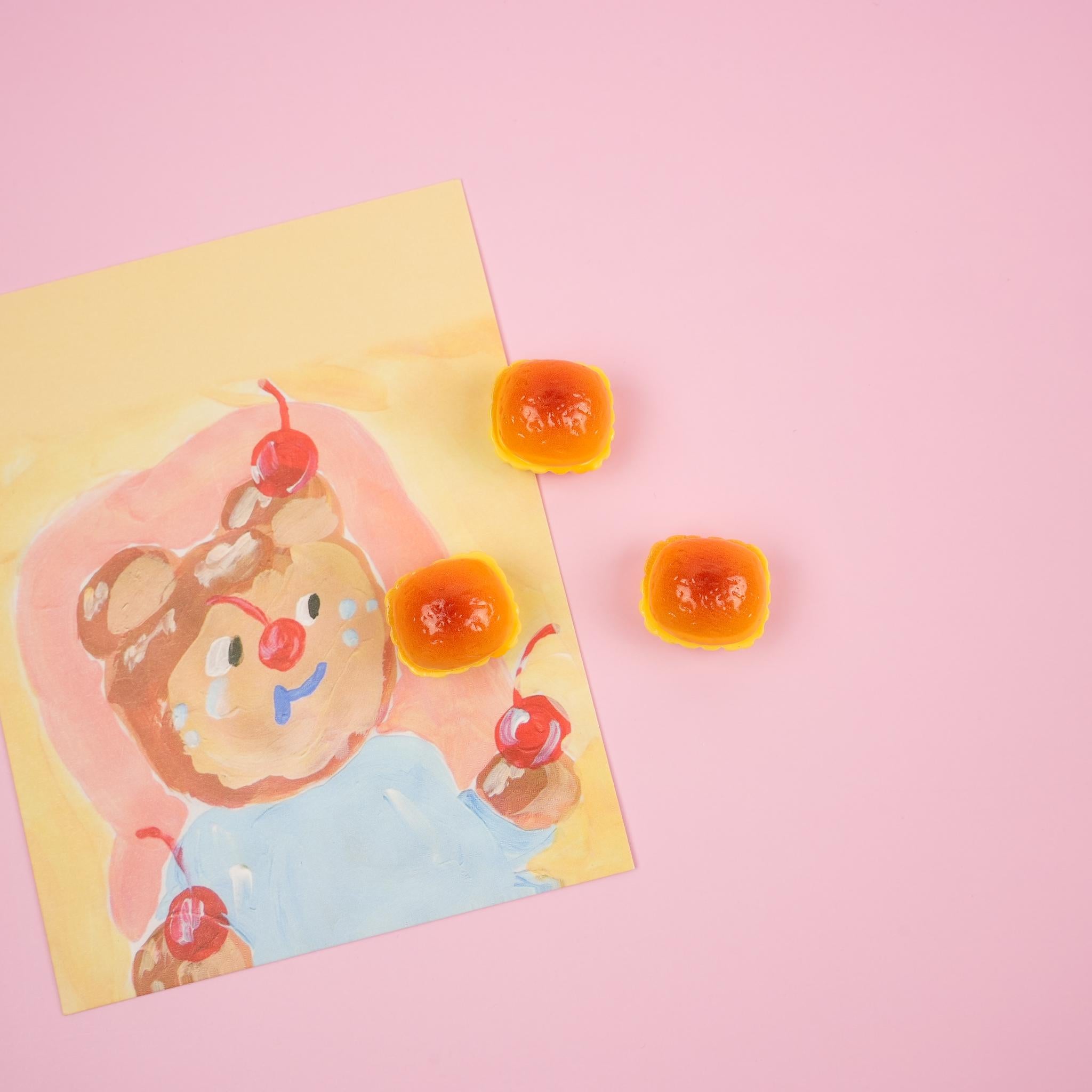 Soft Dinner Rolls Magnet Set