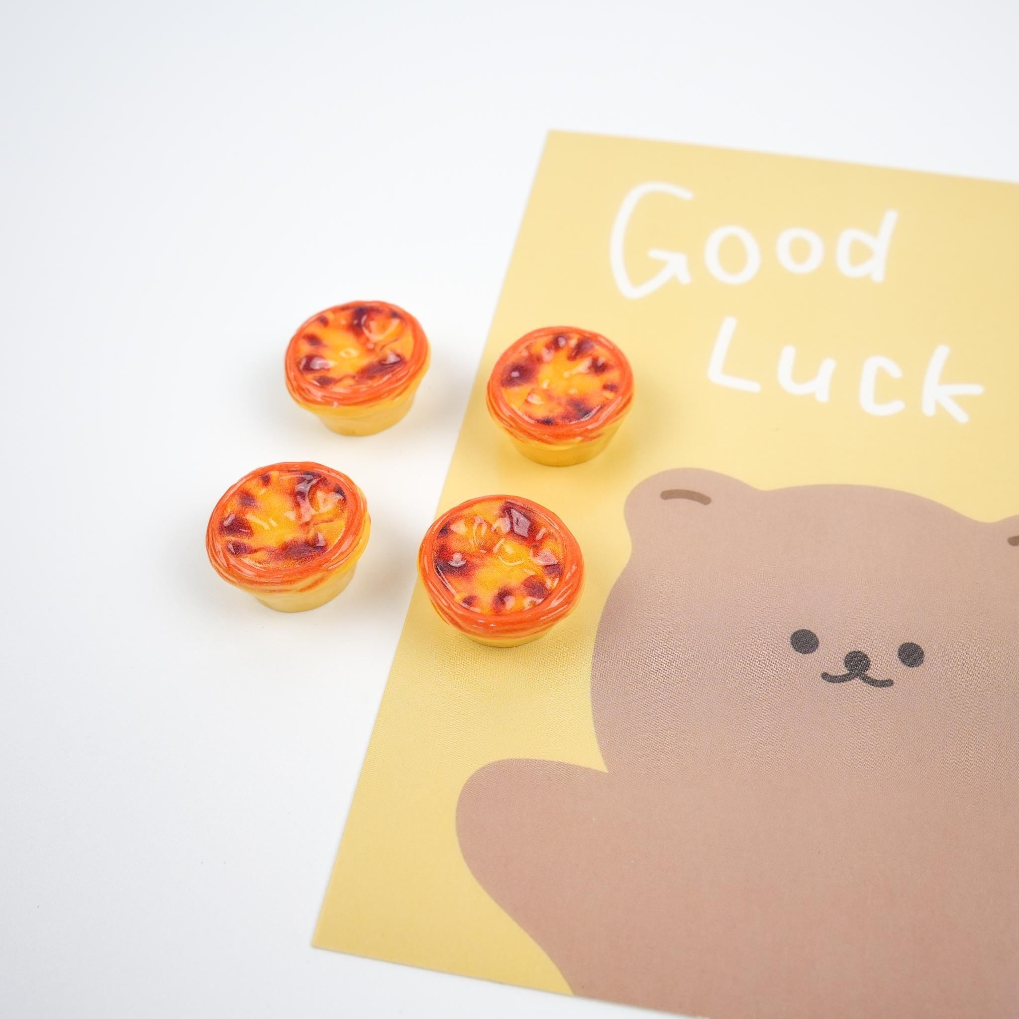 Portuguese Egg Tart Magnet Set