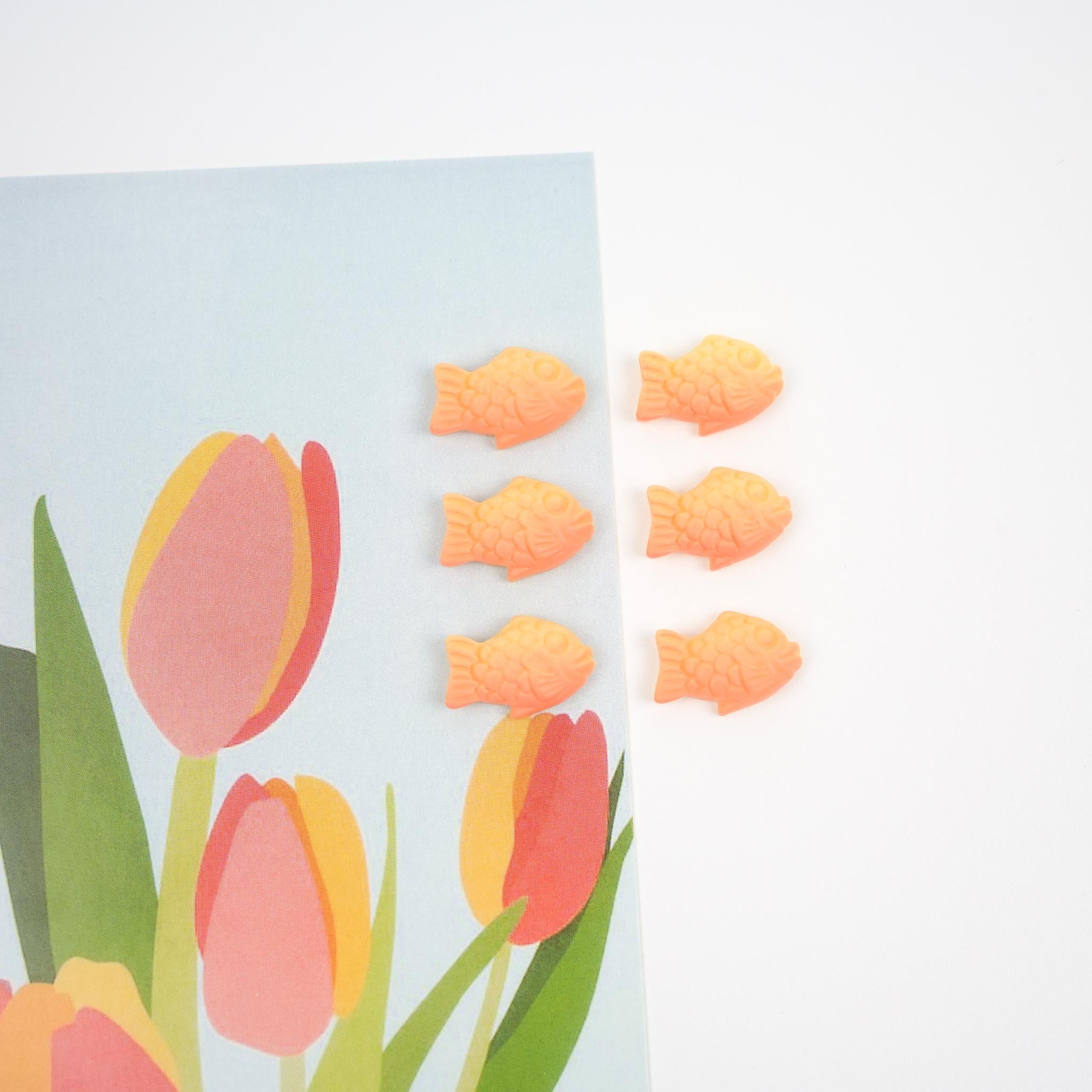 Taiyaki Magnet Set | Fish-shaped Pastry Fridge Magnet