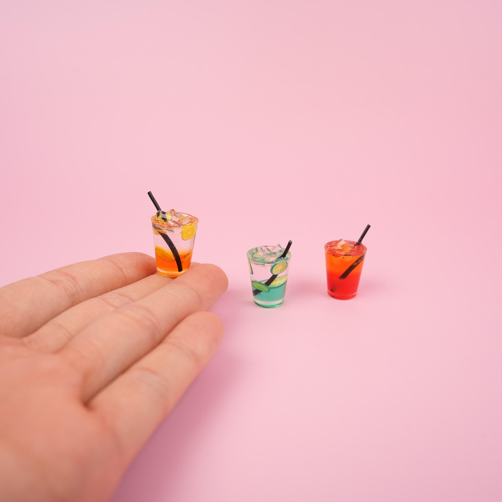 Refreshing Beverage Magnet Set | Iced Coffee, Bubble Tea, Lemon Juice, Soft Drinks, Mocktail Kitchen Decor