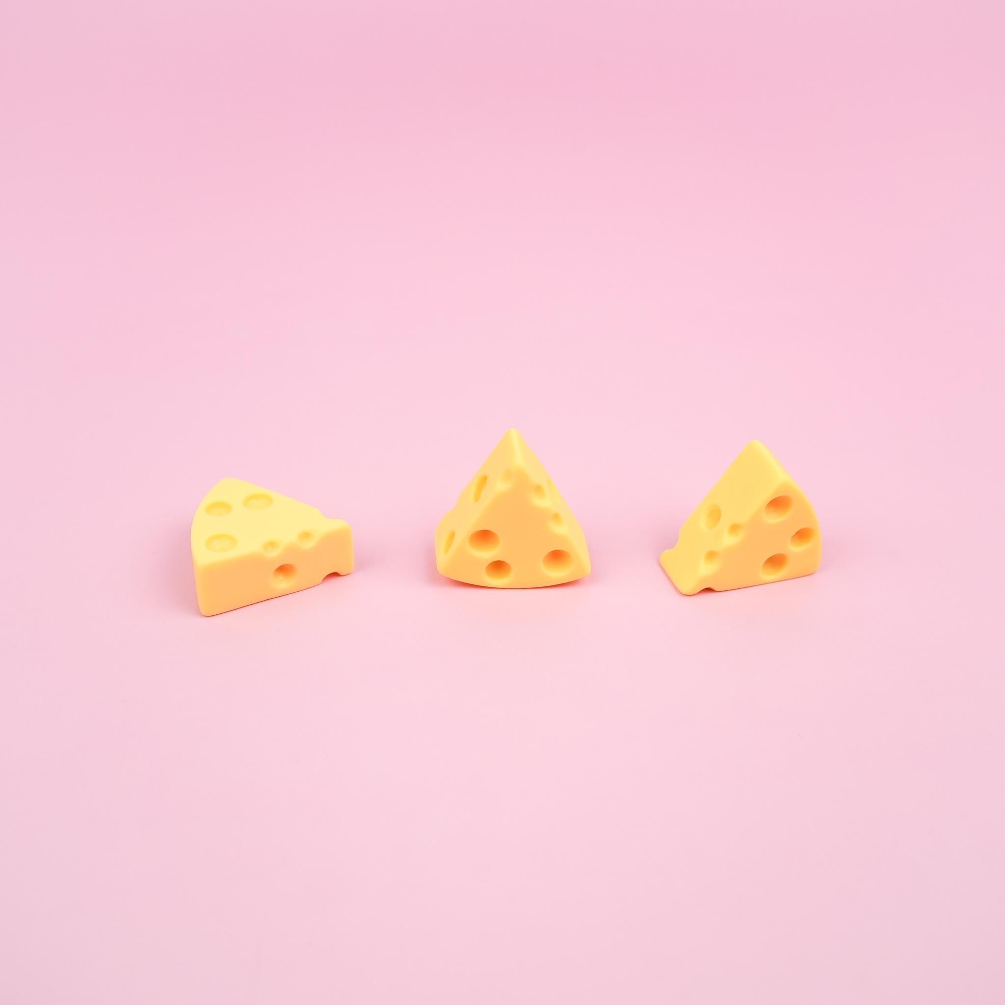 Cheese Wedges Magnet Set