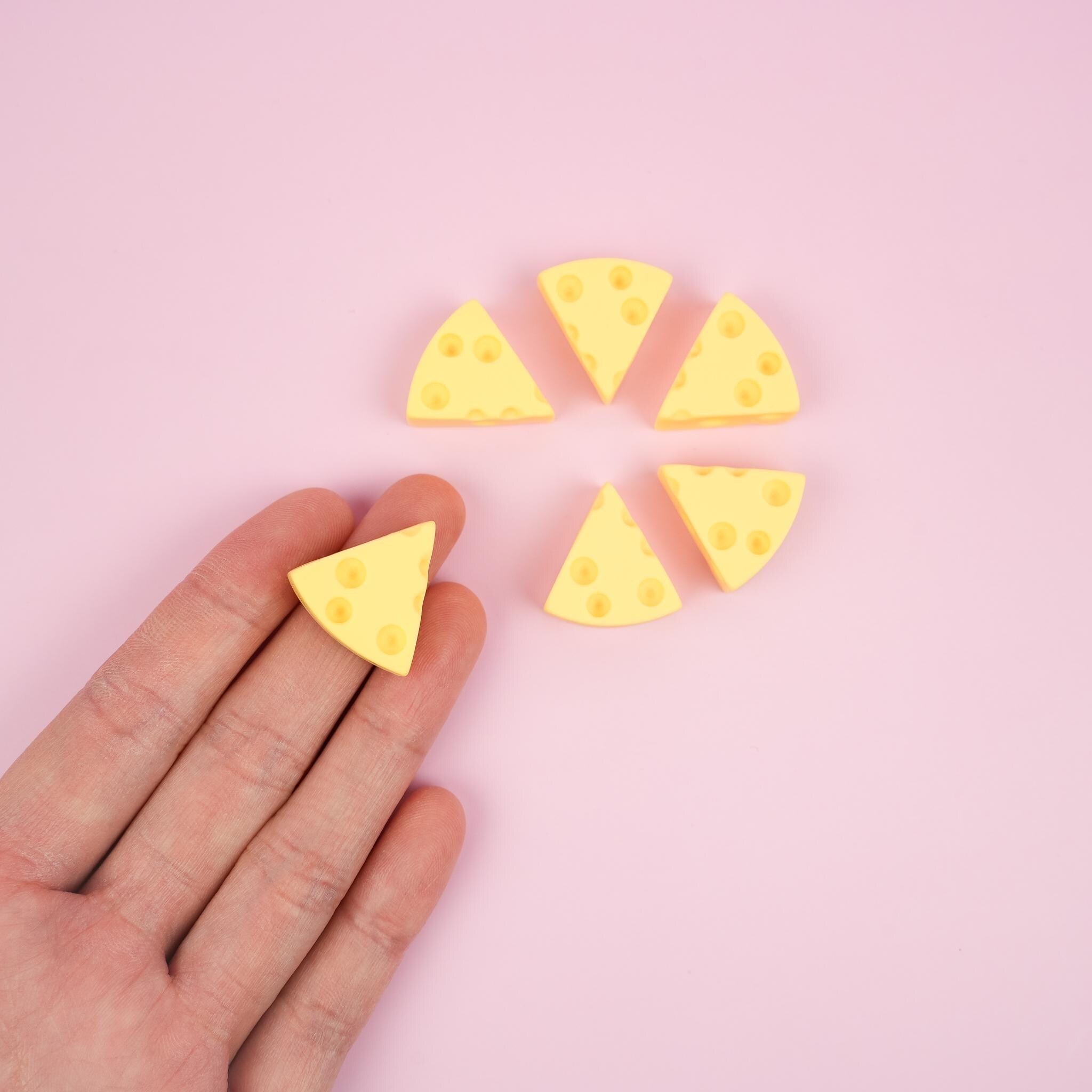 Cheese Wedges Magnet Set