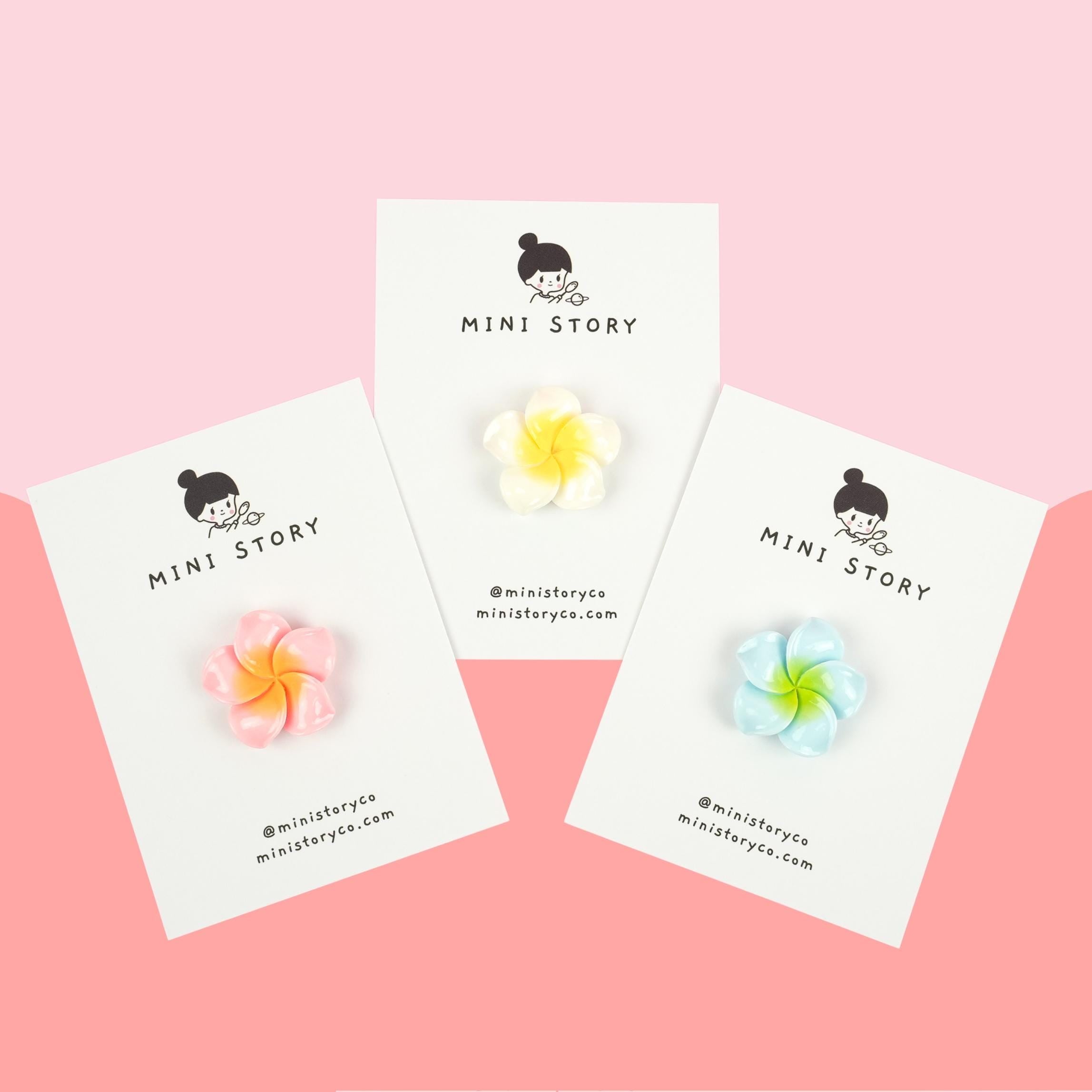 Plumeria Flower Pin