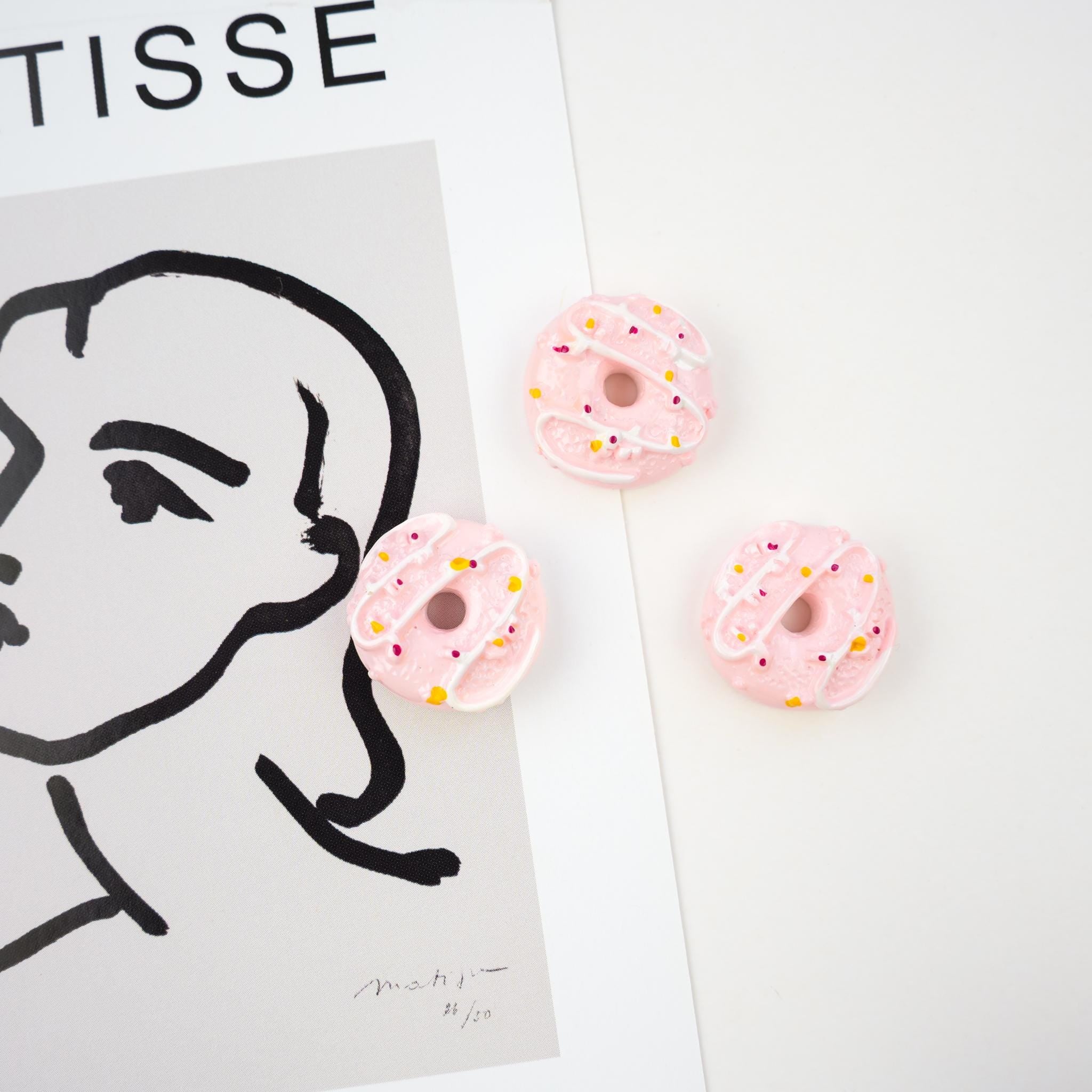 Pink Donut Pin