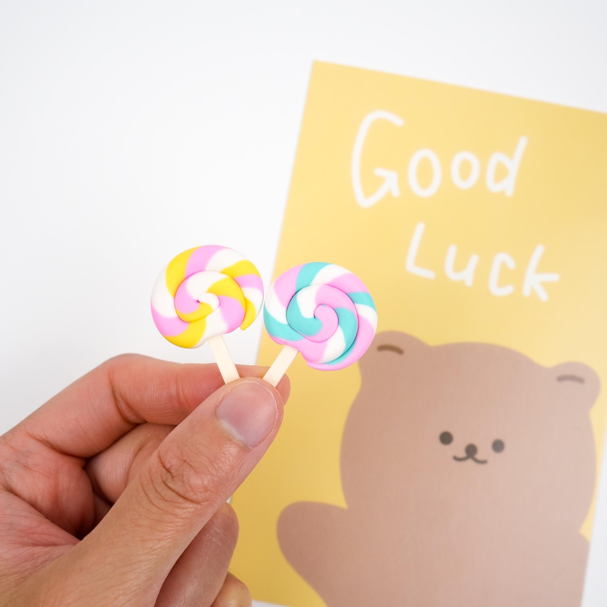 Swirl Lollipop Brooch