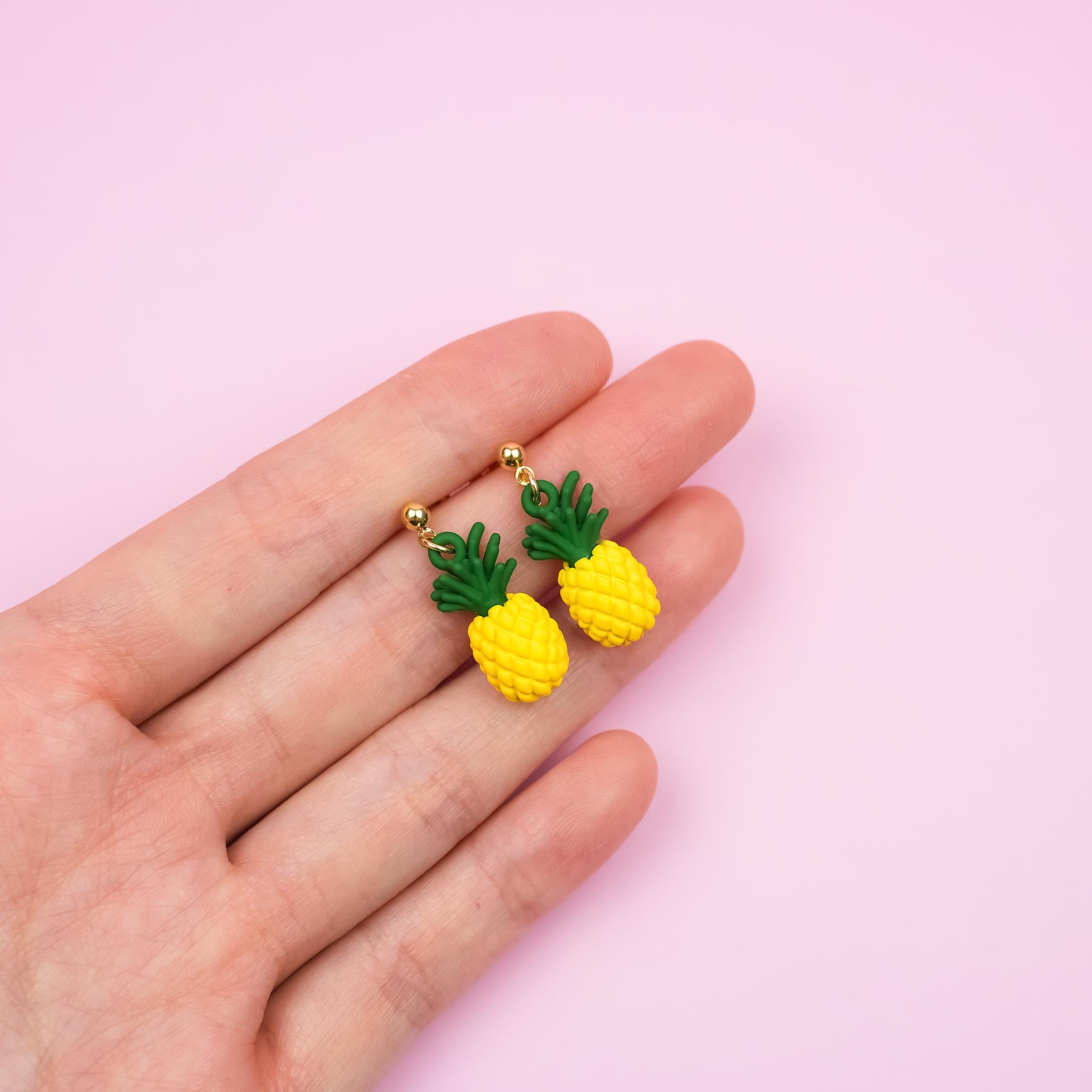 Pineapple Dangle Earrings - Mini Story Co
