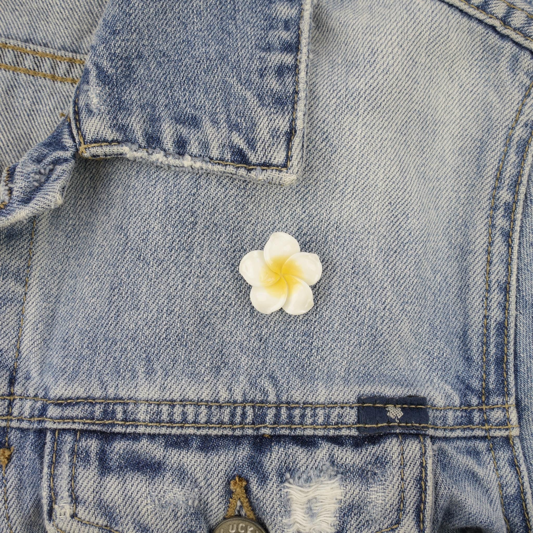 Plumeria Flower Pin - Mini Story Co
