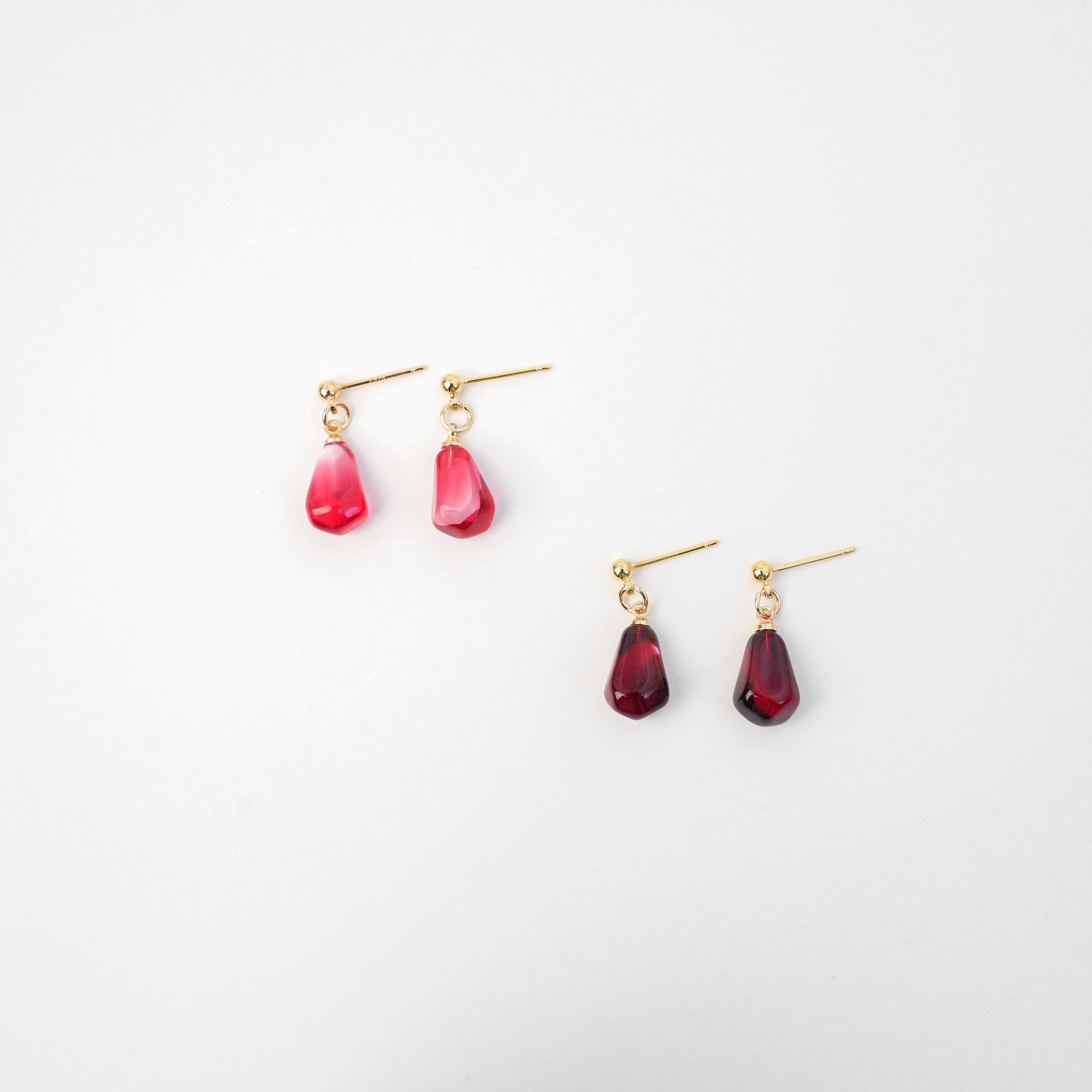 Pomegranate Seed Dangle Earrings - Mini Story Co