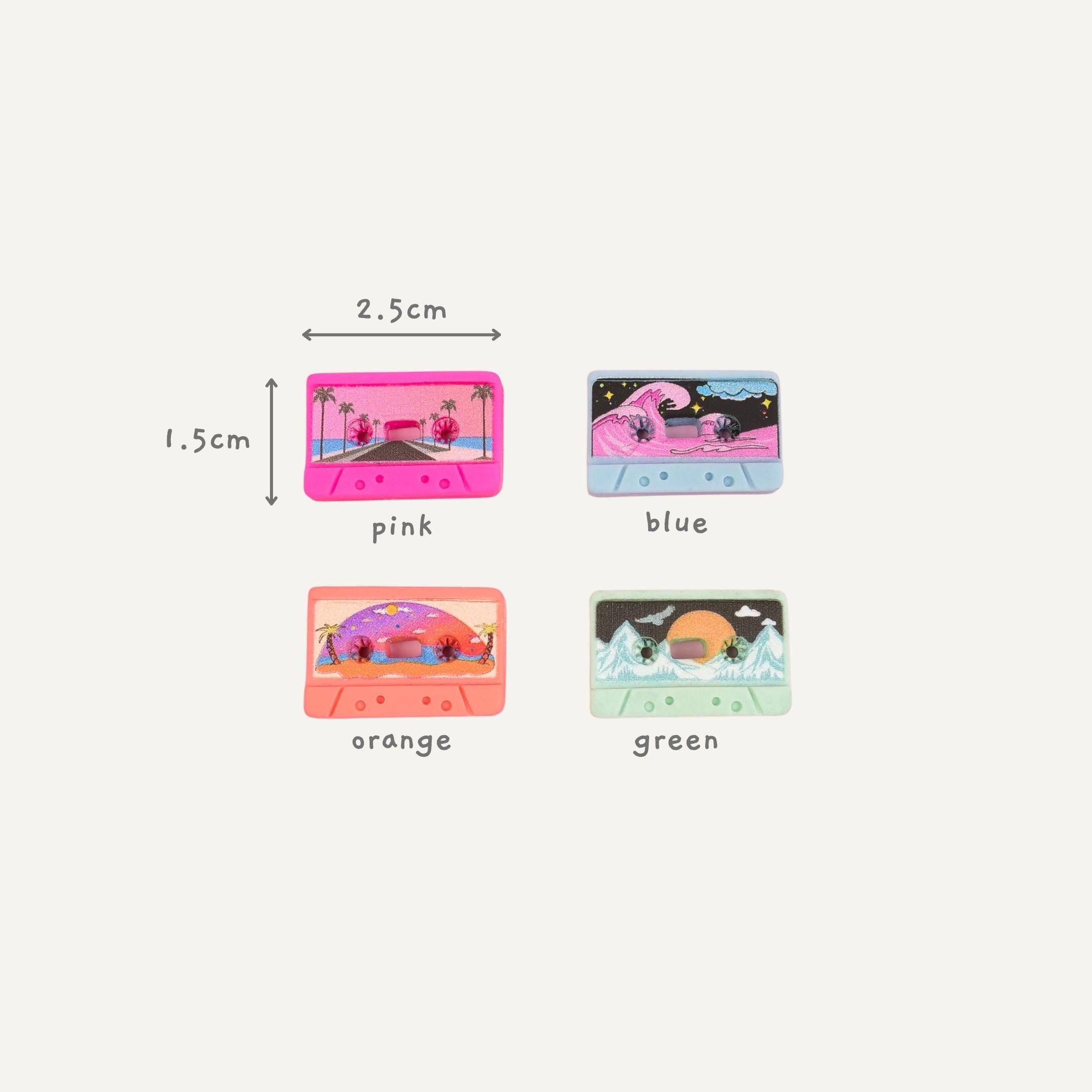 Retro Cassette Tape Pin - Mini Story Co
