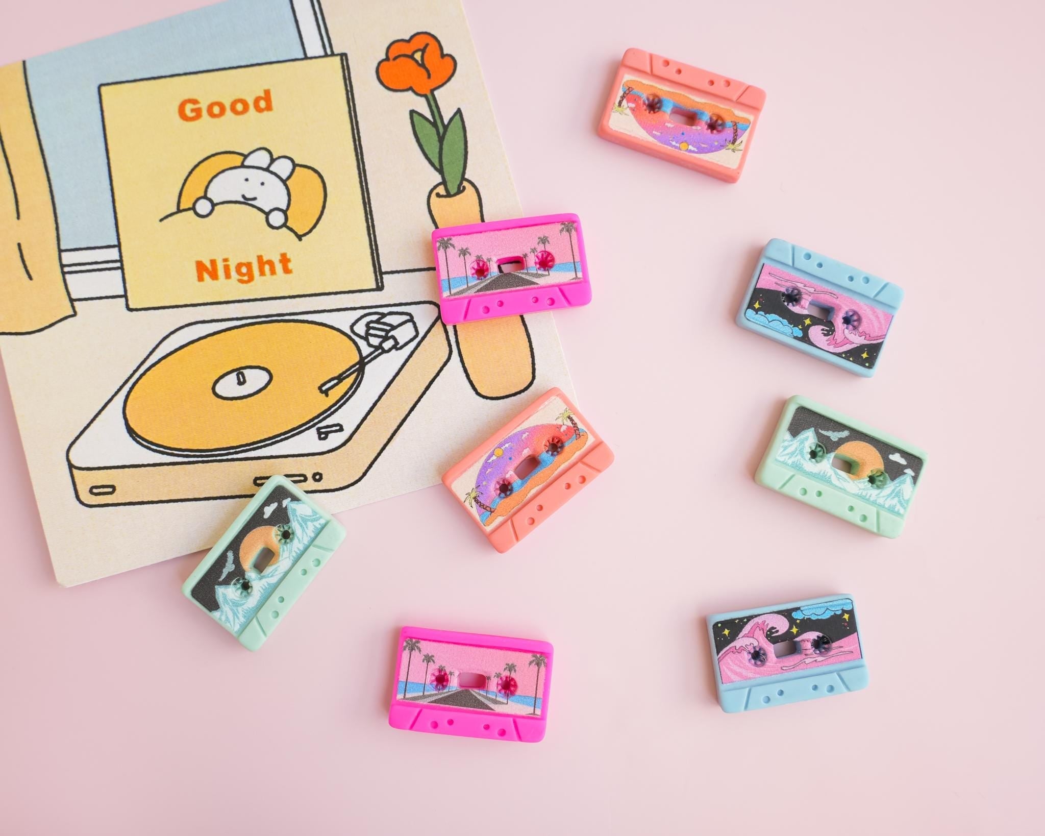 Retro Cassette Tape Pin - Mini Story Co