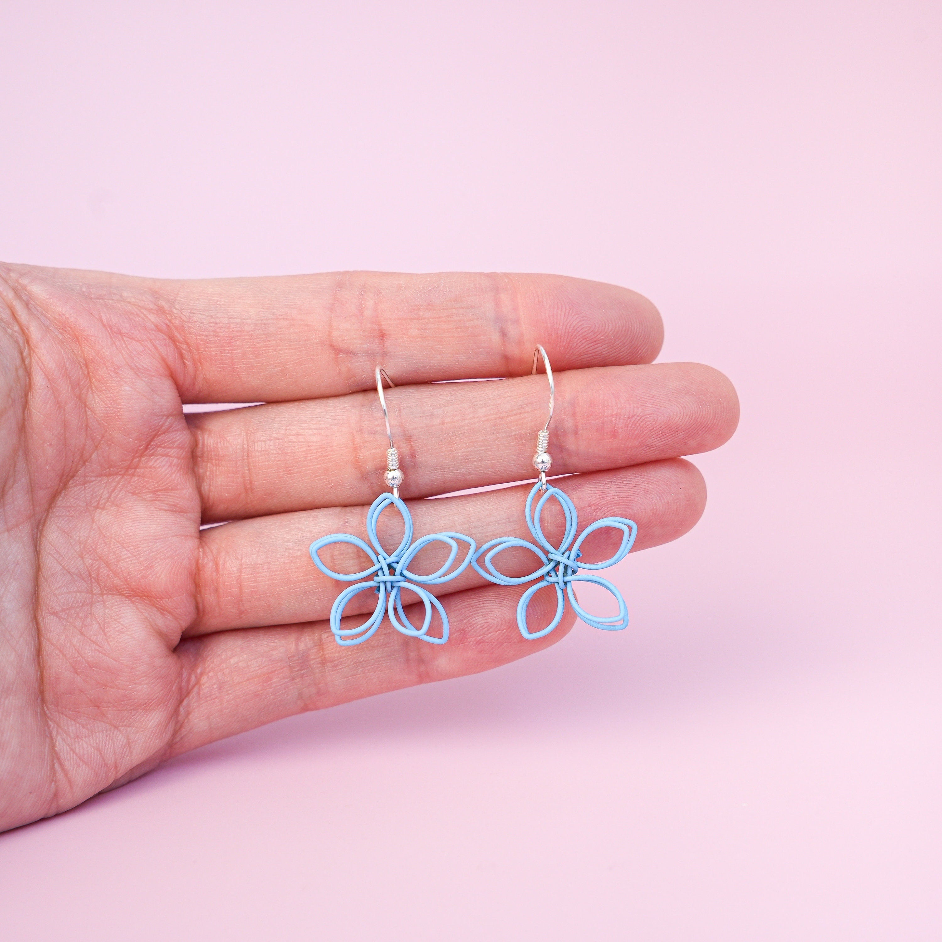 Sakura Flower Dangle Earrings - Mini Story Co