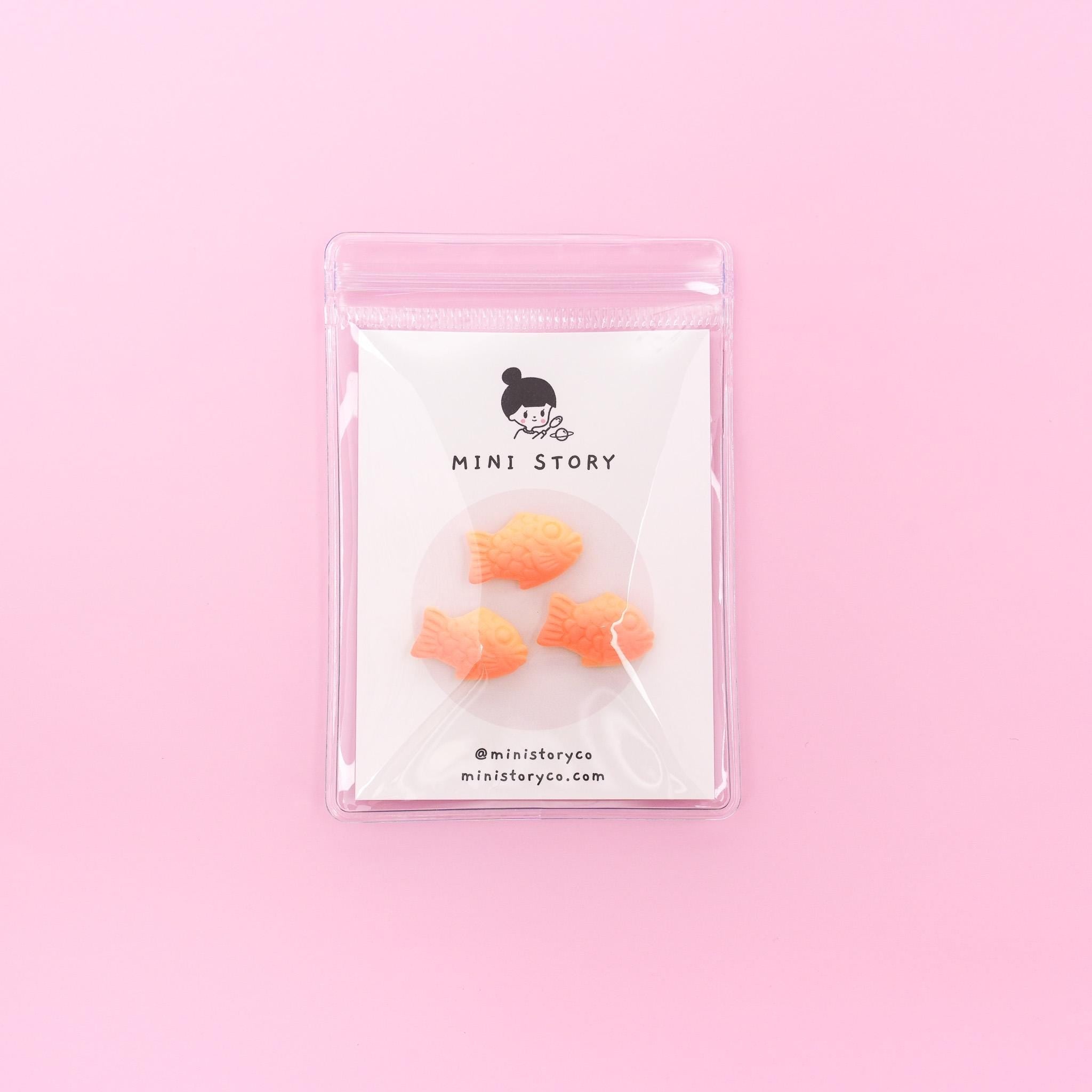 Taiyaki Magnet Set | Fish - shaped Pastry Fridge Magnet - Mini Story Co