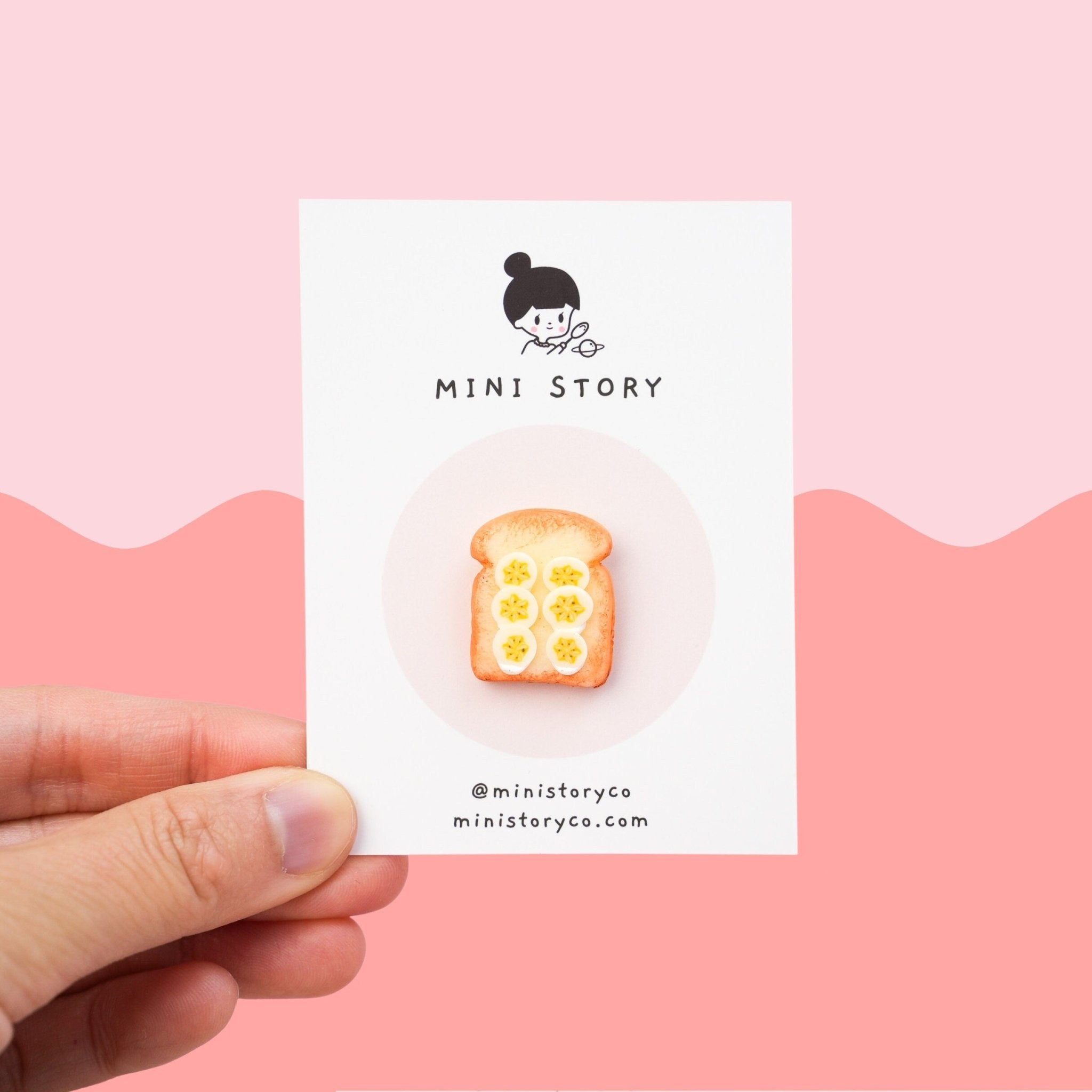 Banana Toast Pin - Mini Story Co