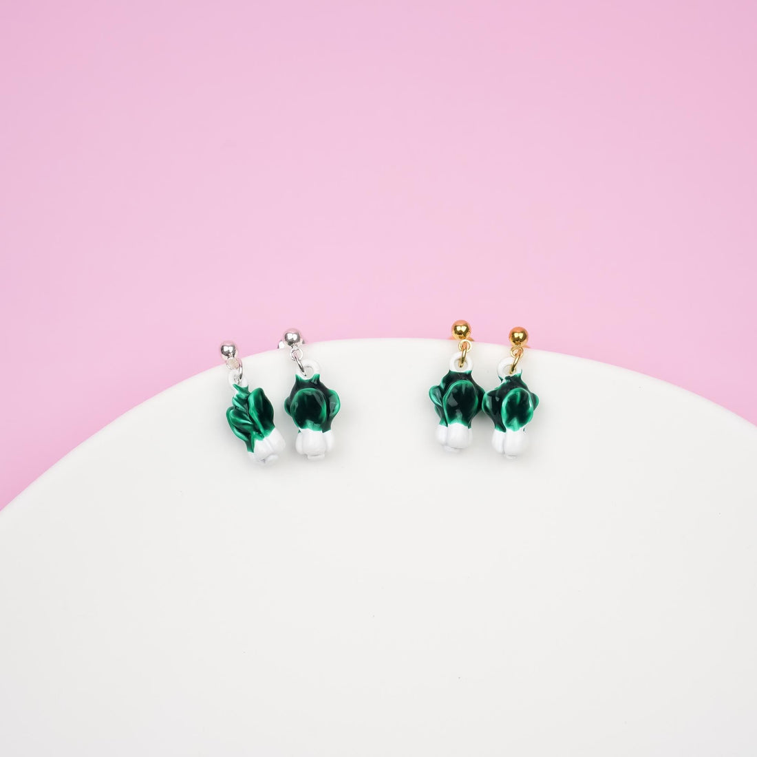 Bok Choy Dangle Earrings - Mini Story Co