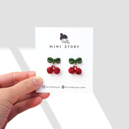 Cherry Drop Earrings - Mini Story Co