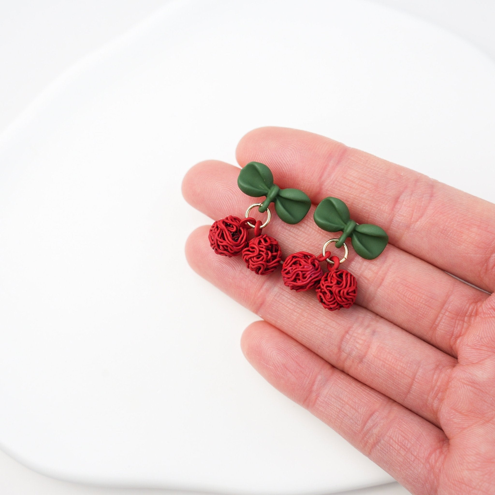 Cherry Drop Earrings - Mini Story Co